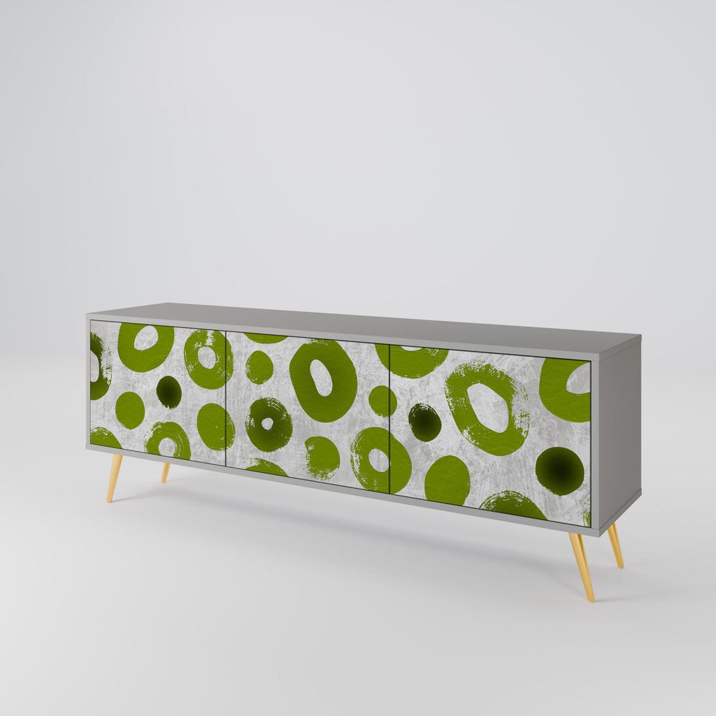 GREEN RHAPSODY 3-Door TV Cabinet