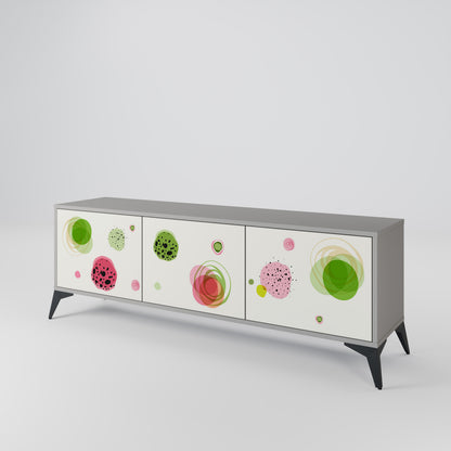 COLORFUL COSMOS TV-bänk med 3 dörrar