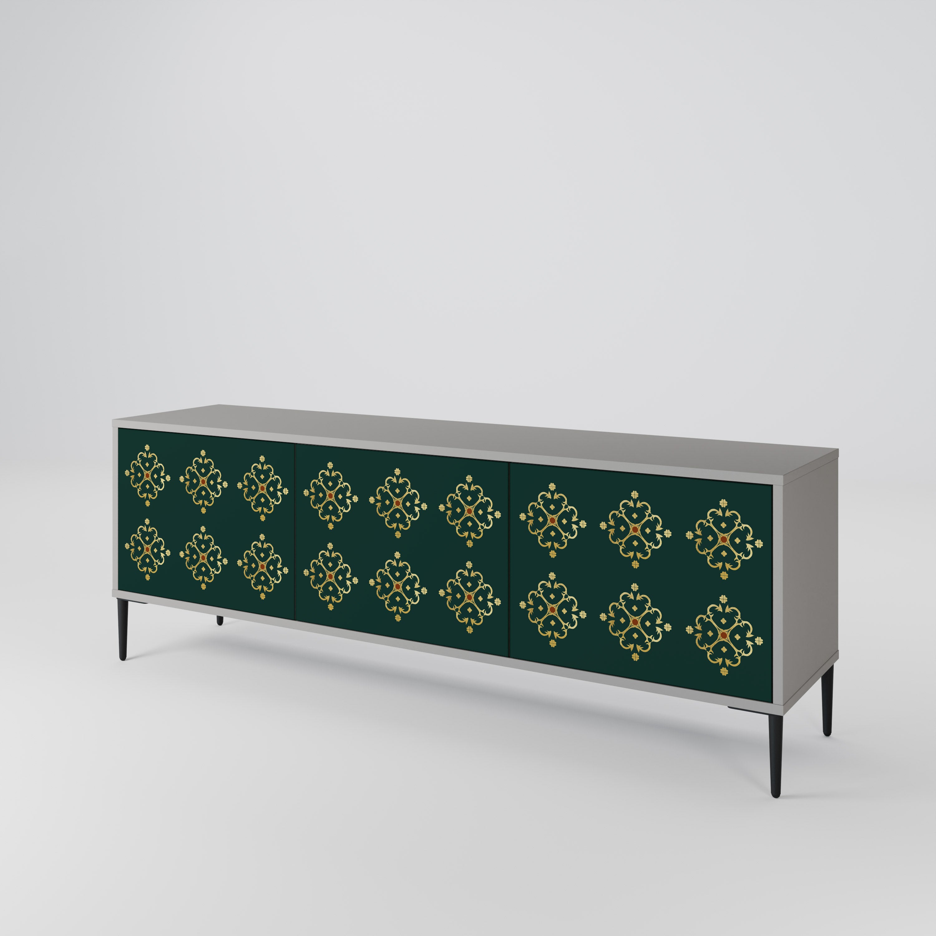 ROYAL MEDALLION Mueble de TV de 3 Puertas