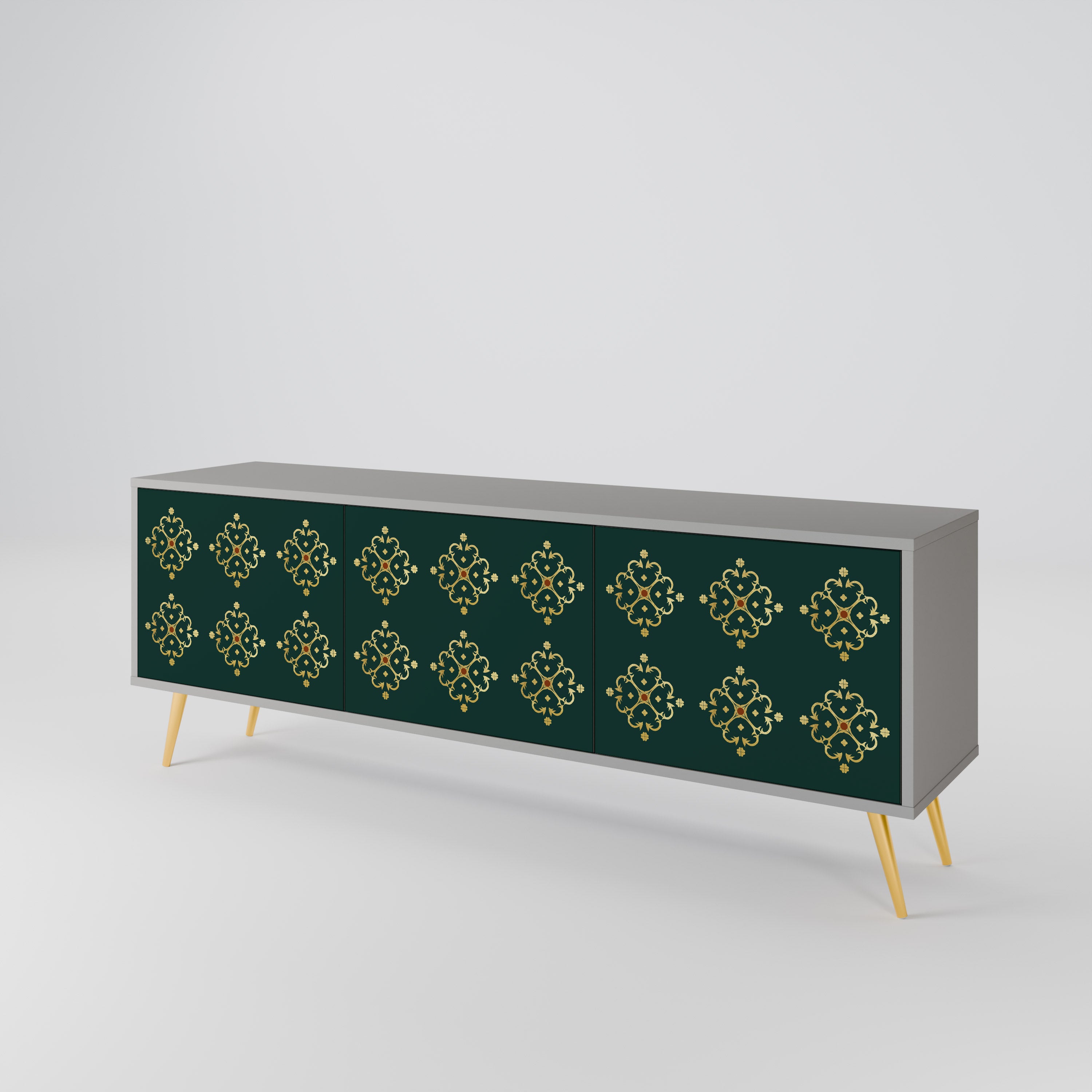 ROYAL MEDALLION Mueble de TV de 3 Puertas