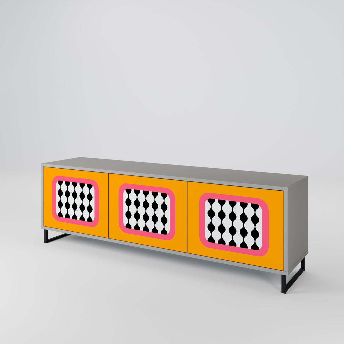 TEARS IN HEAVEN Mueble de TV de 3 Puertas