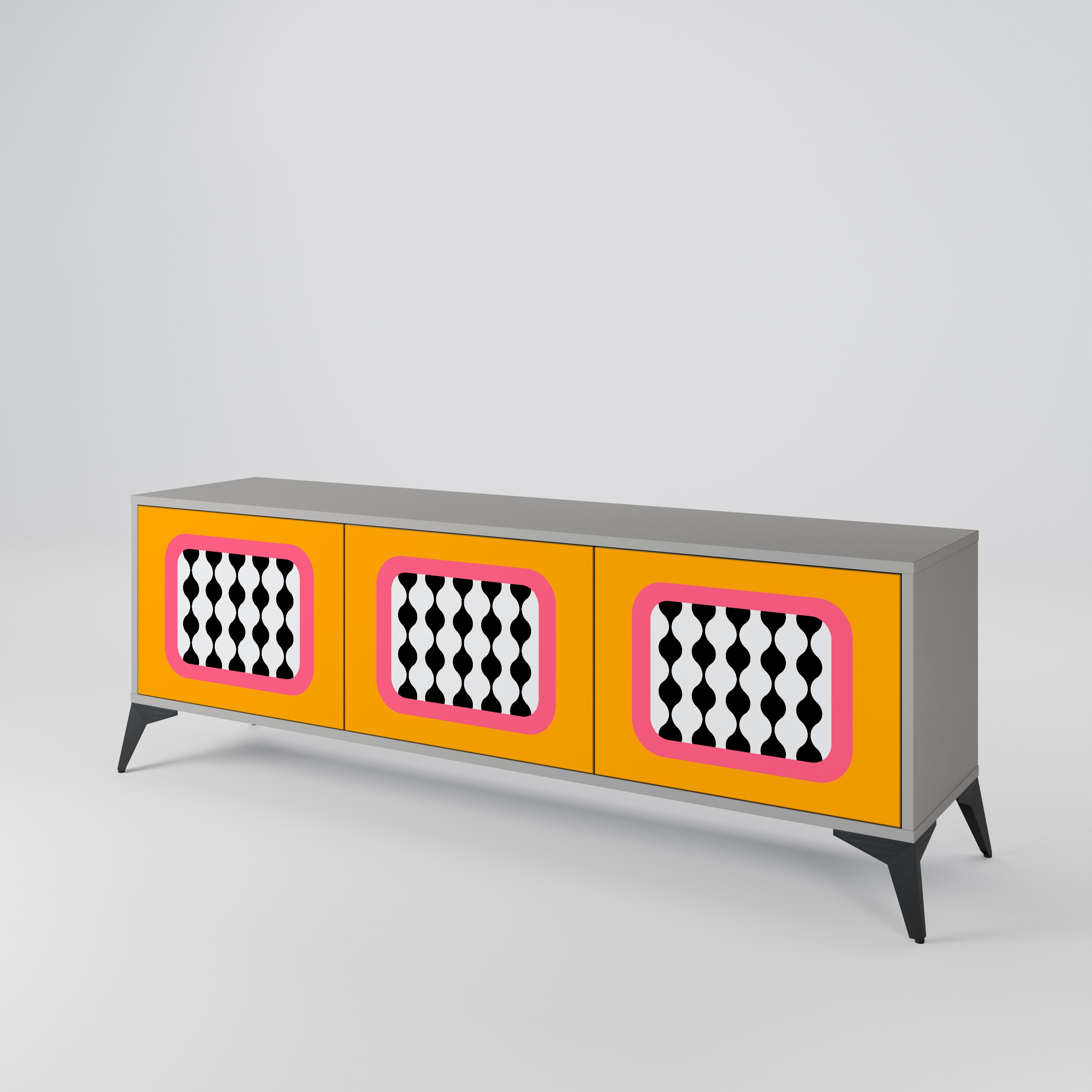 TEARS IN HEAVEN Mueble de TV de 3 Puertas