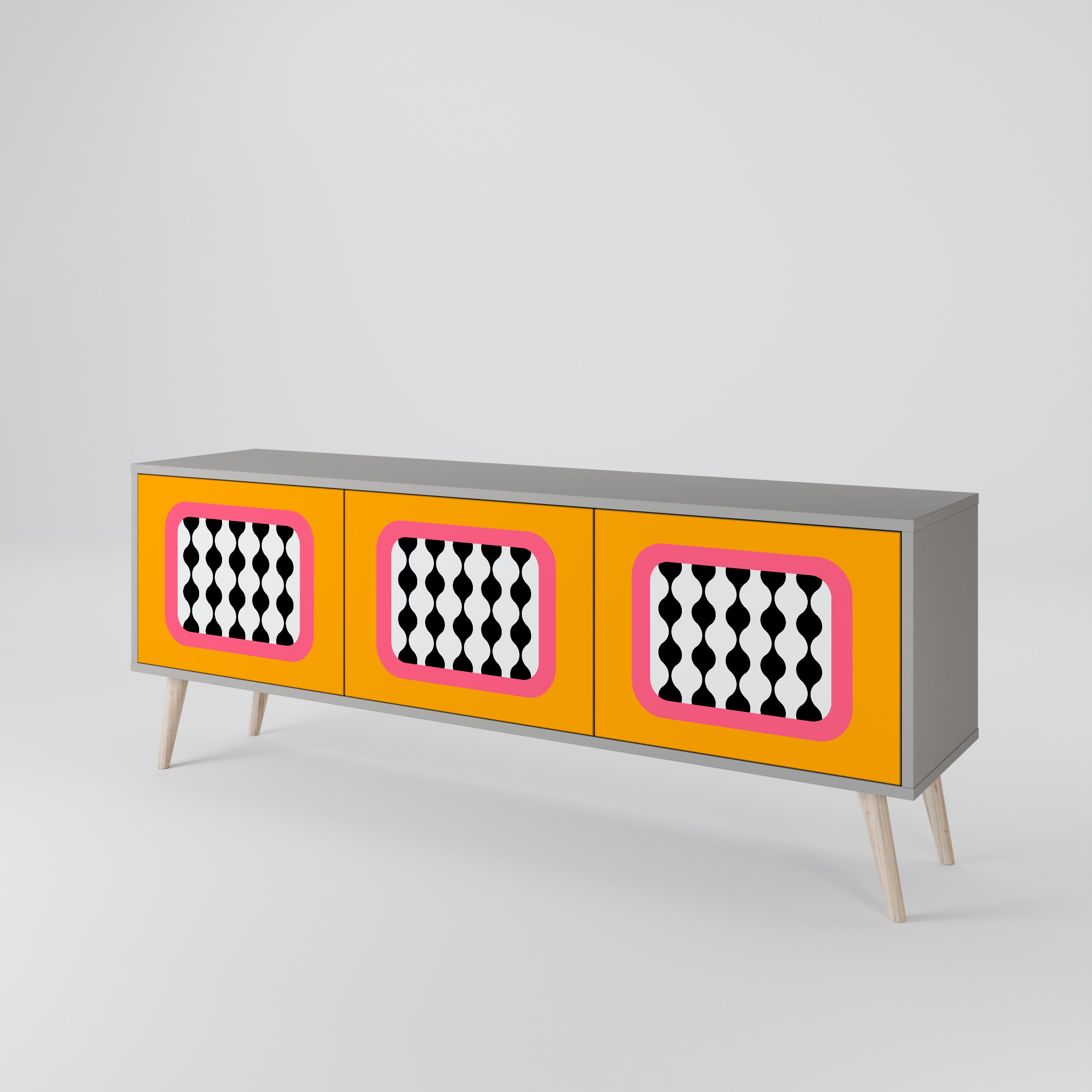 TEARS IN HEAVEN Mueble de TV de 3 Puertas