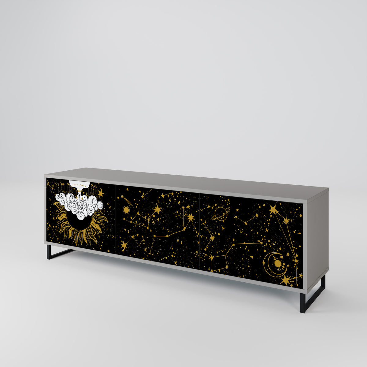 STELLAR CONSTELLATIONS Móvel de TV de 3 Portas