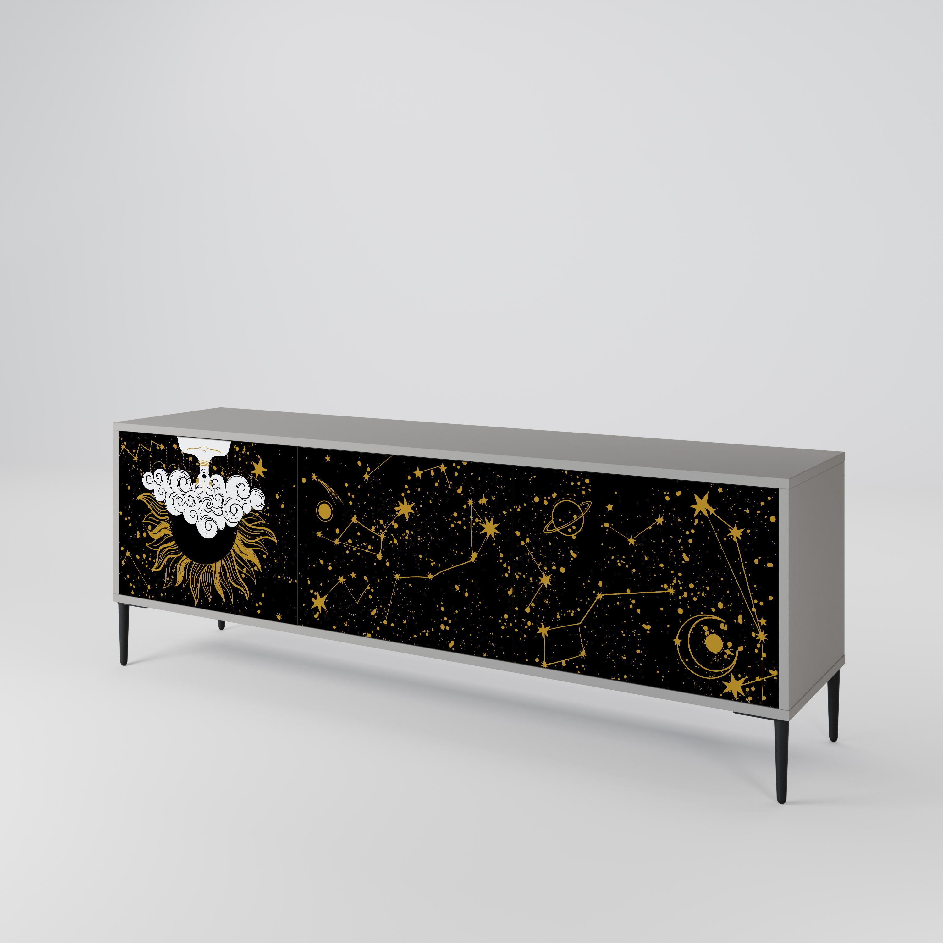 STELLAR CONSTELLATIONS Mueble de TV de 3 Puertas