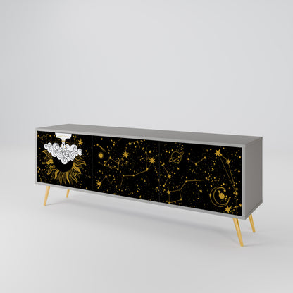 STELLAR CONSTELLATIONS Třídveřový TV stolek