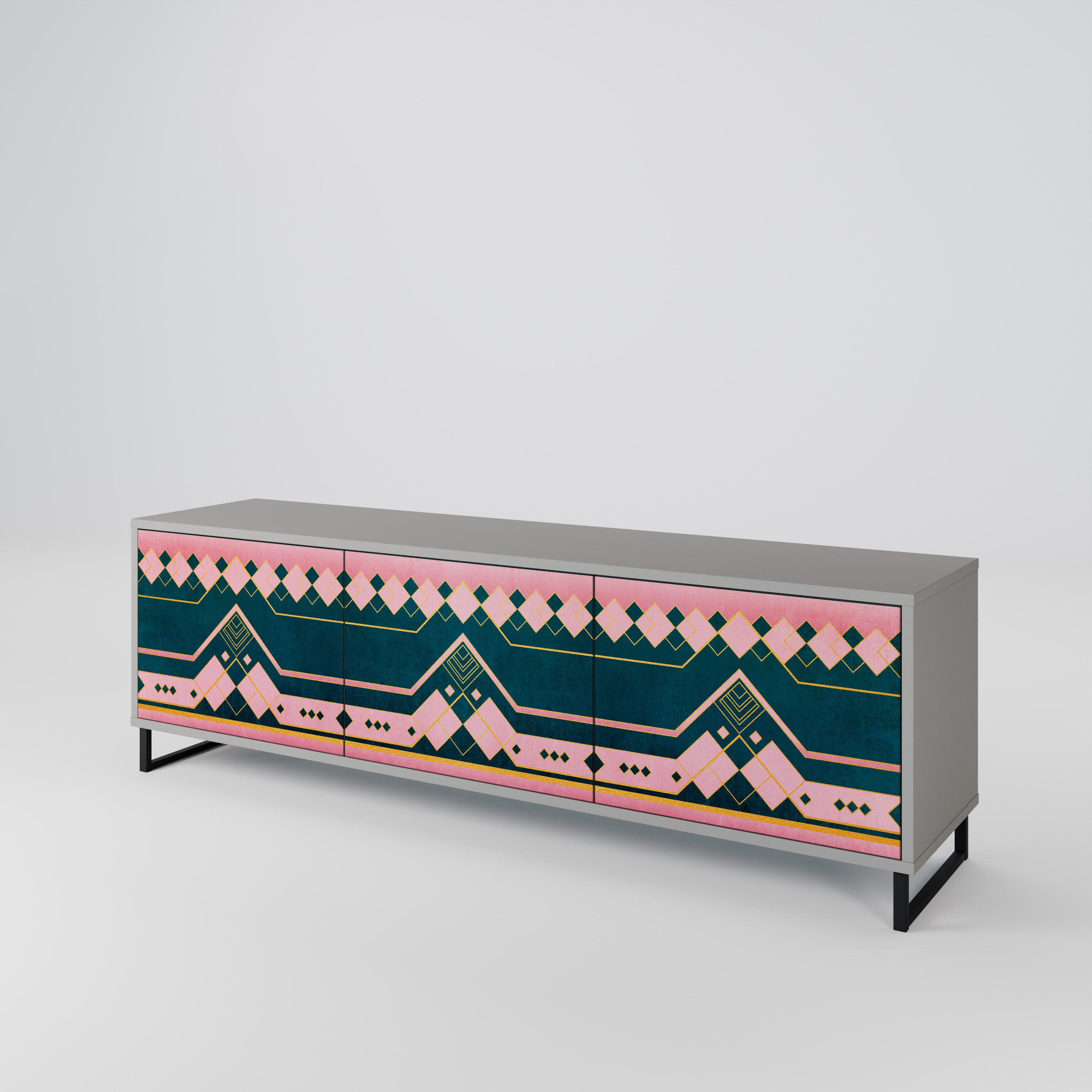 ROYAL COMPOSITION Mueble de TV de 3 Puertas