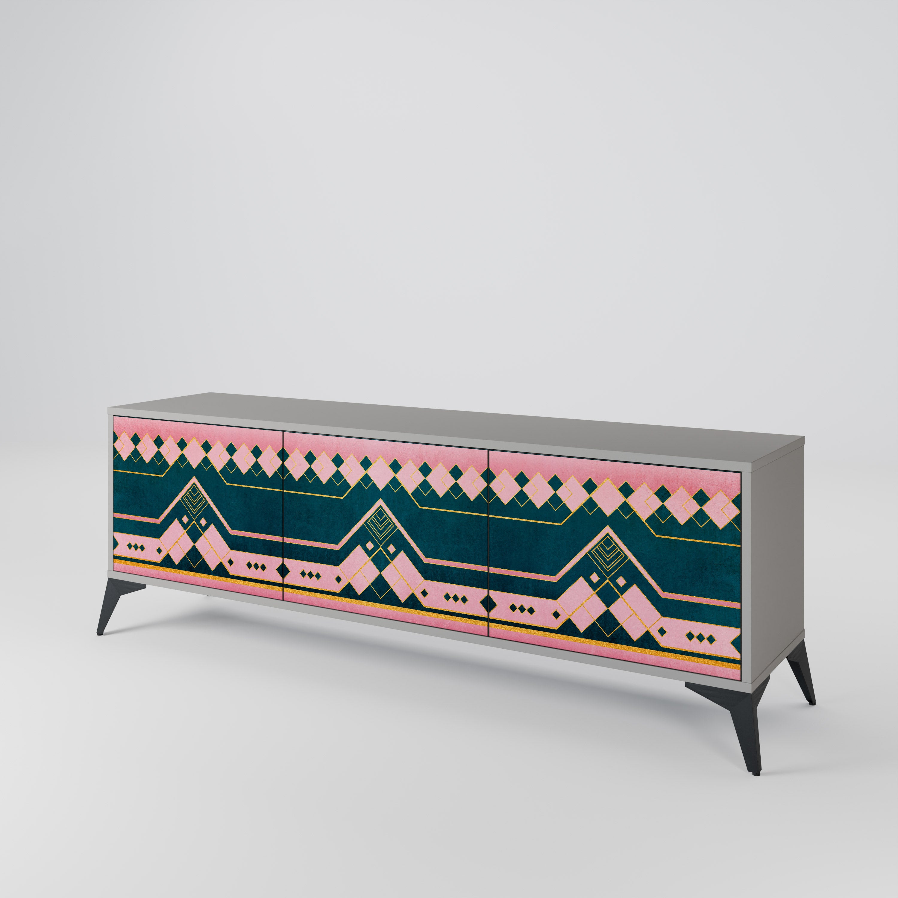 ROYAL COMPOSITION Mueble de TV de 3 Puertas