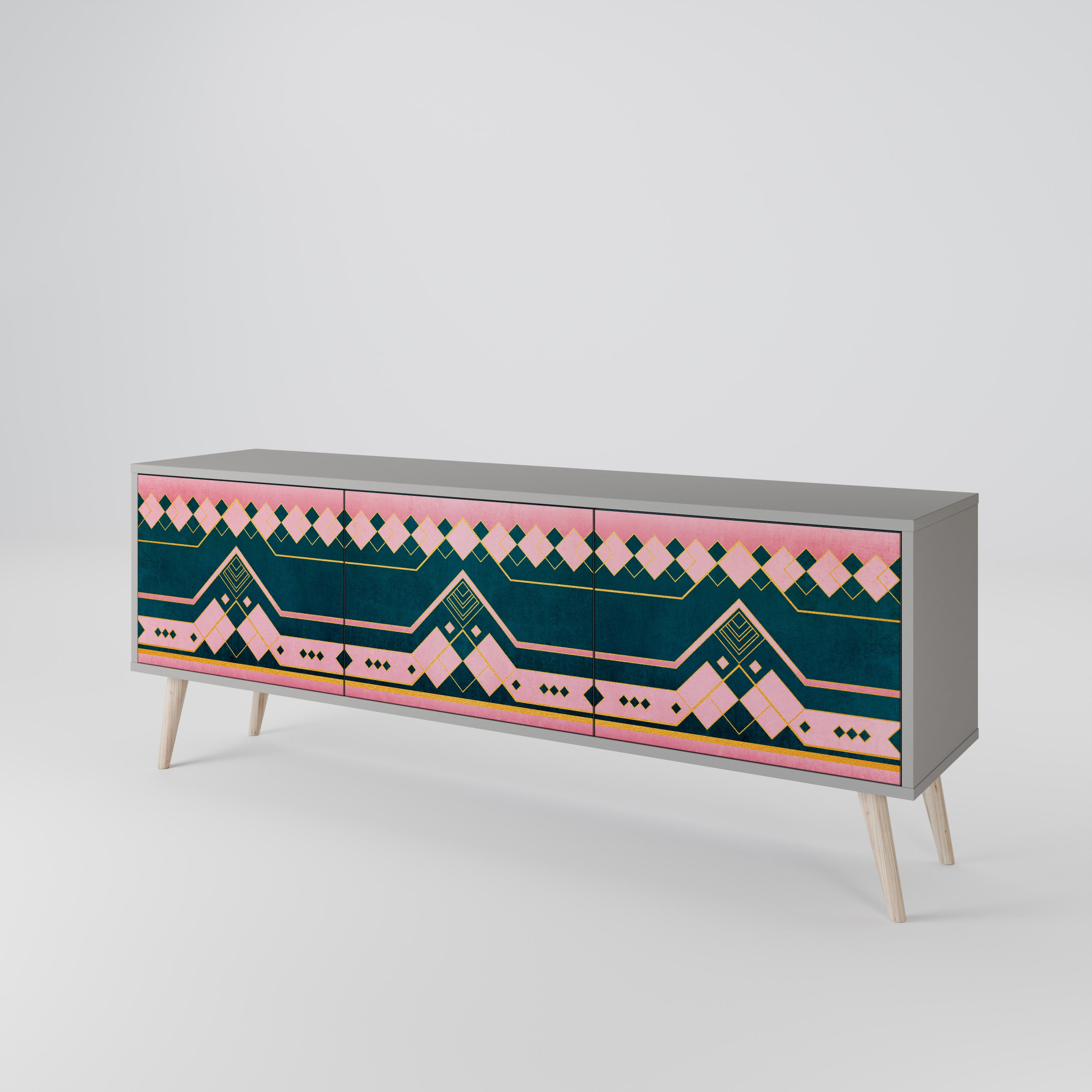 ROYAL COMPOSITION Mueble de TV de 3 Puertas