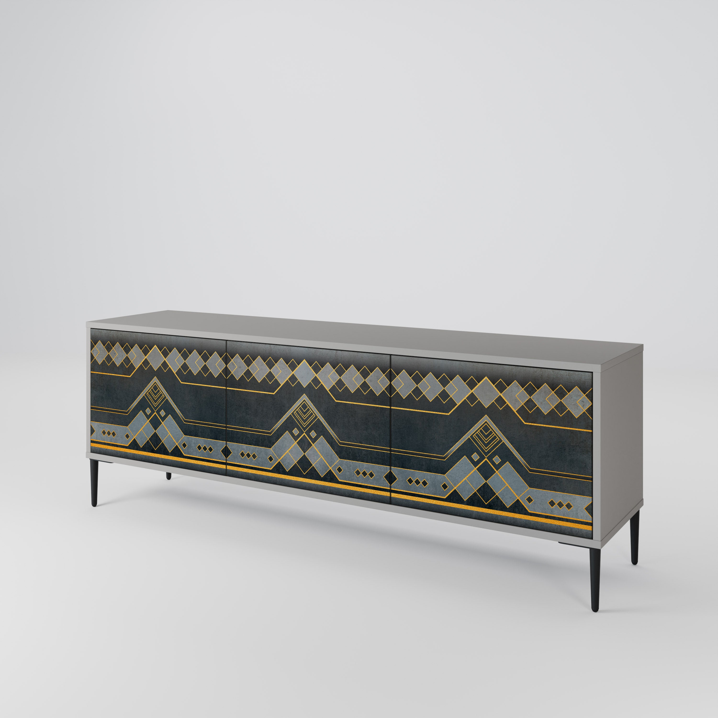 ROYAL ORDINARINESS Mueble de TV de 3 Puertas