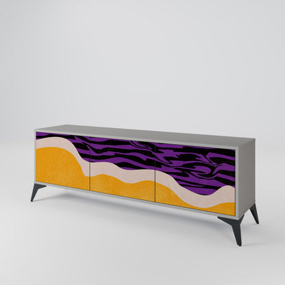 INDEPENDENT BORDER Mueble de TV de 3 Puertas