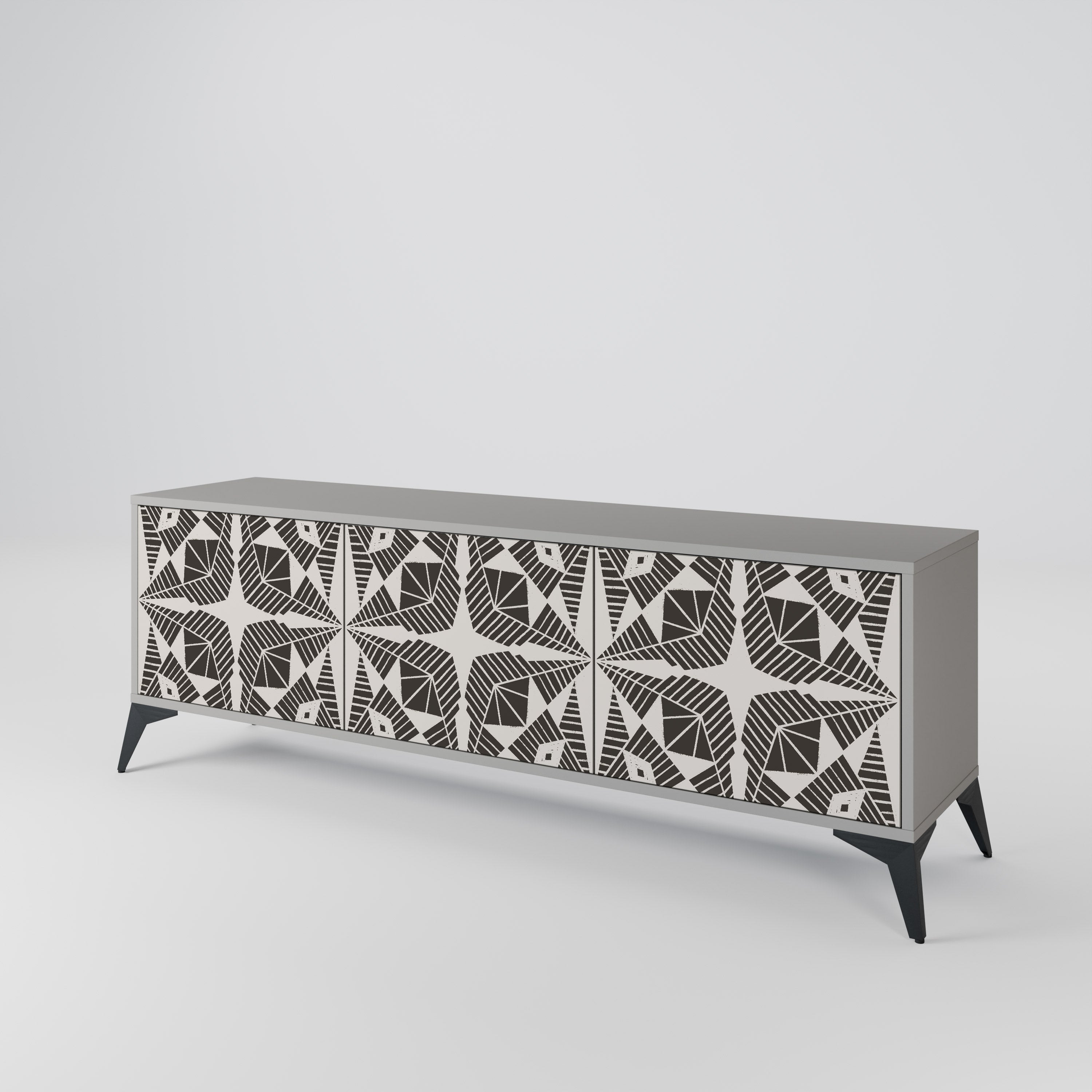 MONOCHROME NEXUS Mueble de TV de 3 Puertas