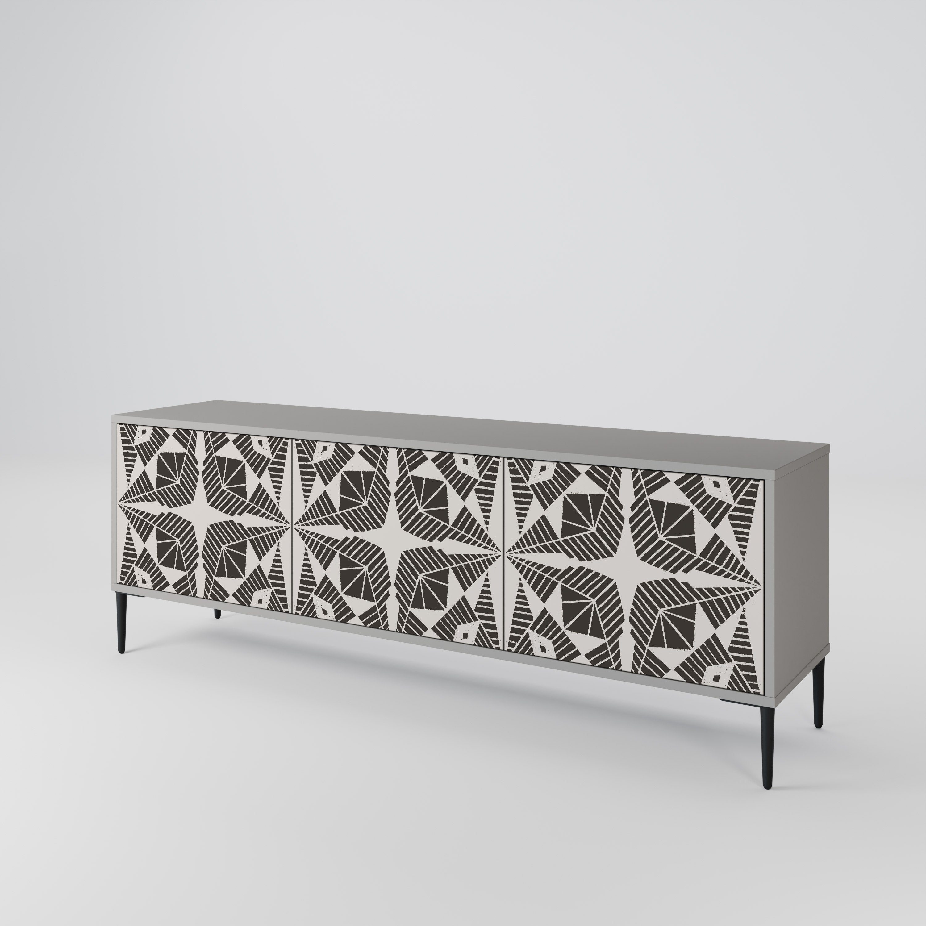 MONOCHROME NEXUS Mueble de TV de 3 Puertas