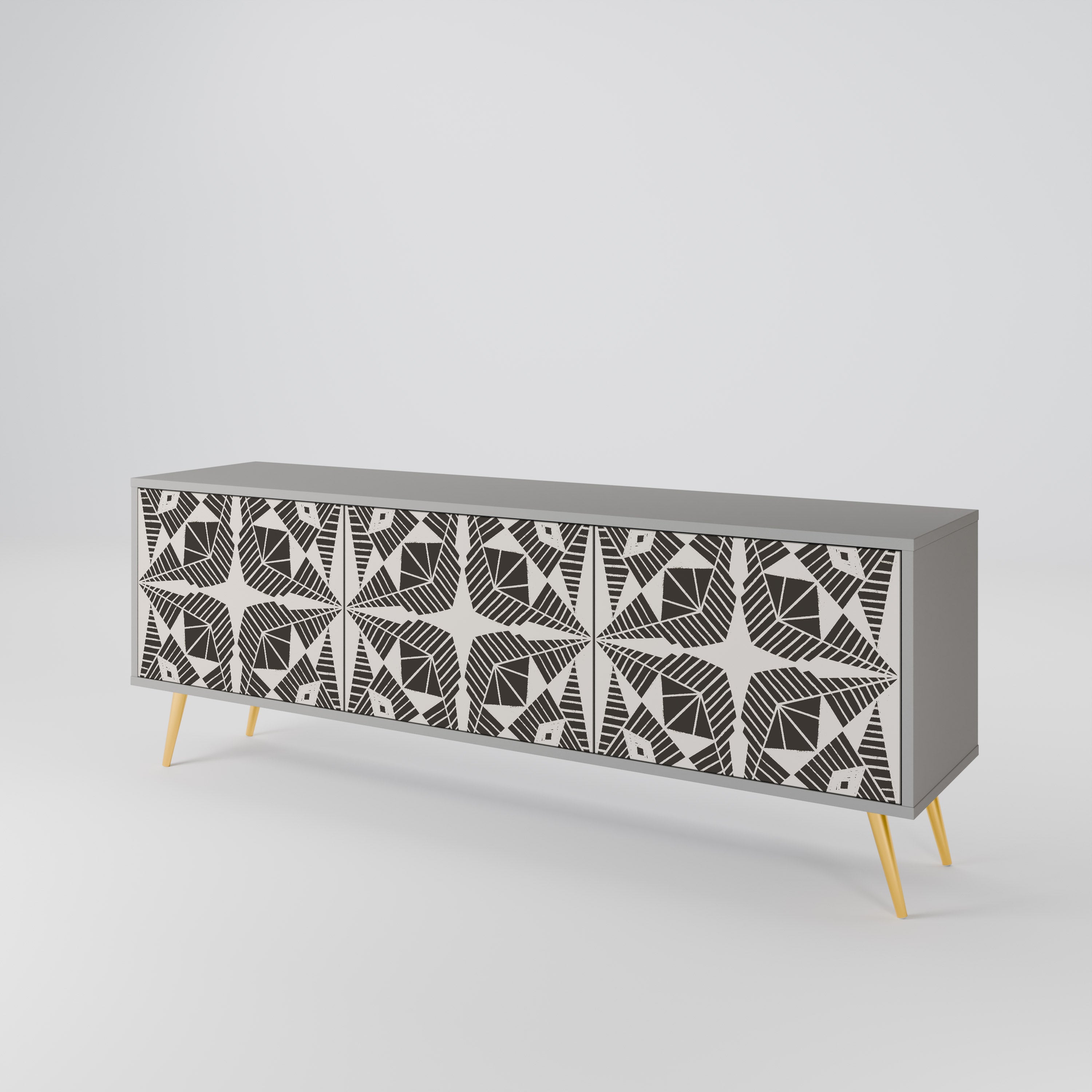 MONOCHROME NEXUS Mueble de TV de 3 Puertas