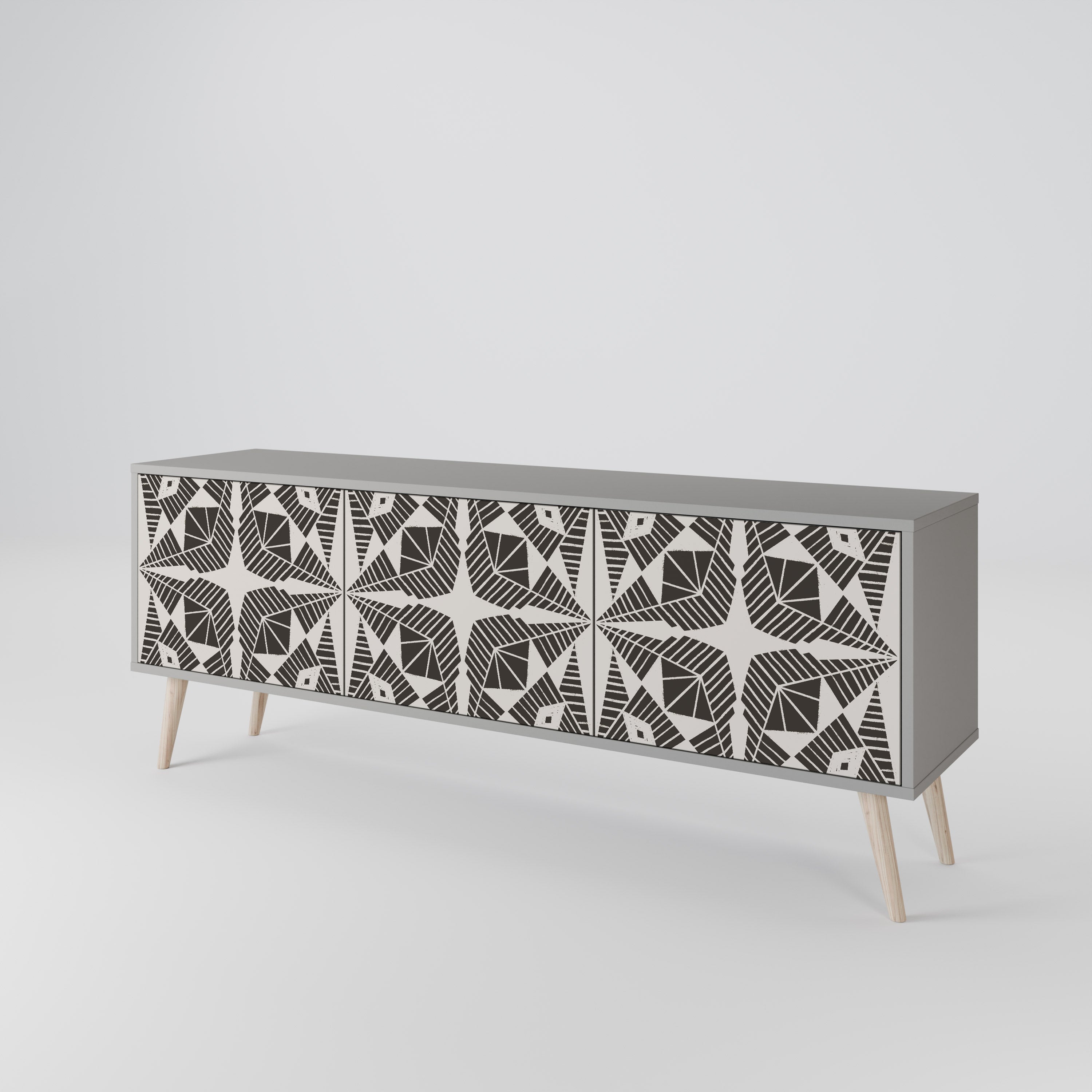 MONOCHROME NEXUS Mueble de TV de 3 Puertas