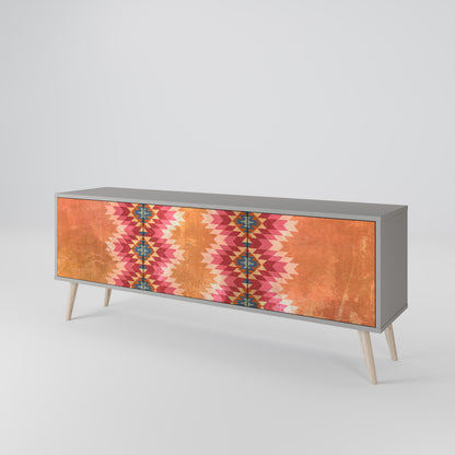 INDIAN FOLK 3-Door TV Cabinet
