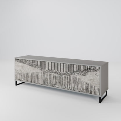 GRAIN LINES 3-Door TV Cabinet