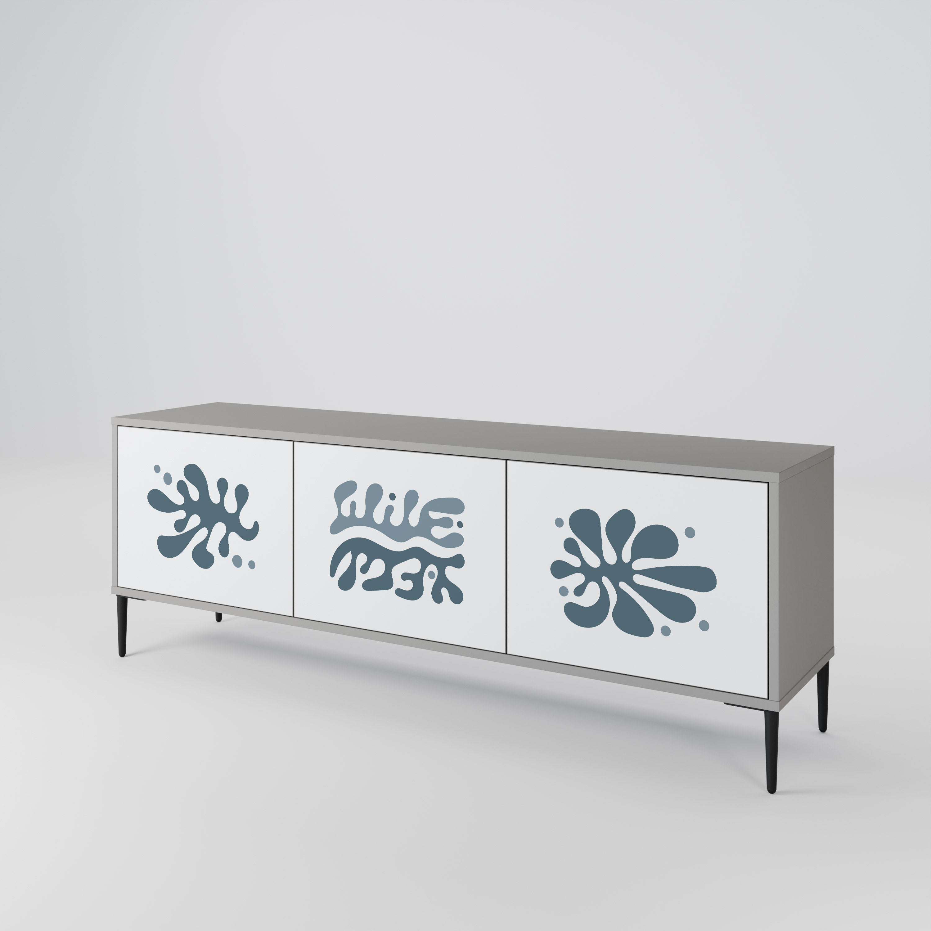 WONDERLAND VEGETATION Mueble de TV de 3 Puertas