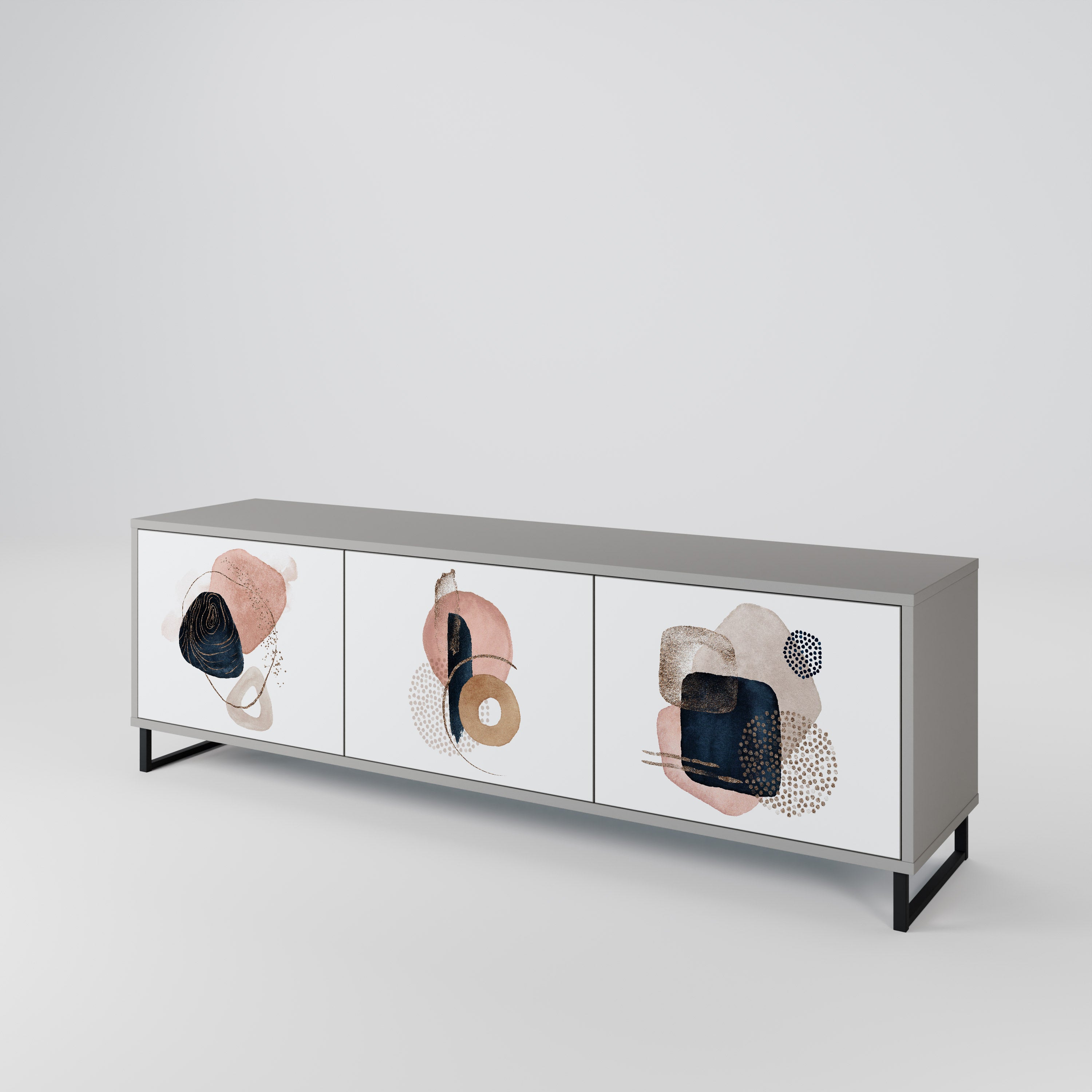 COLORFUL SHAPES Mueble de TV de 3 Puertas