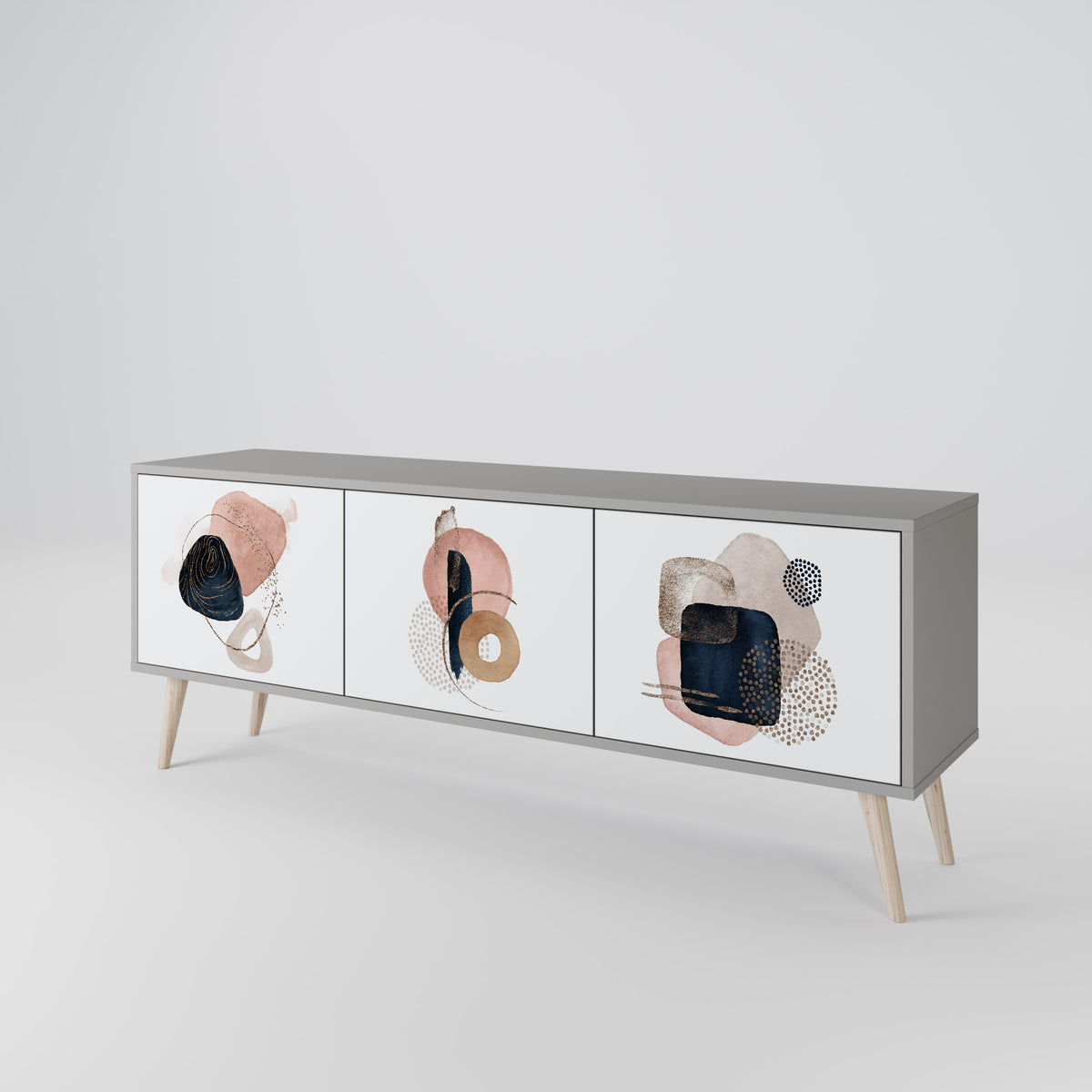 COLORFUL SHAPES 3-Door TV Cabinet