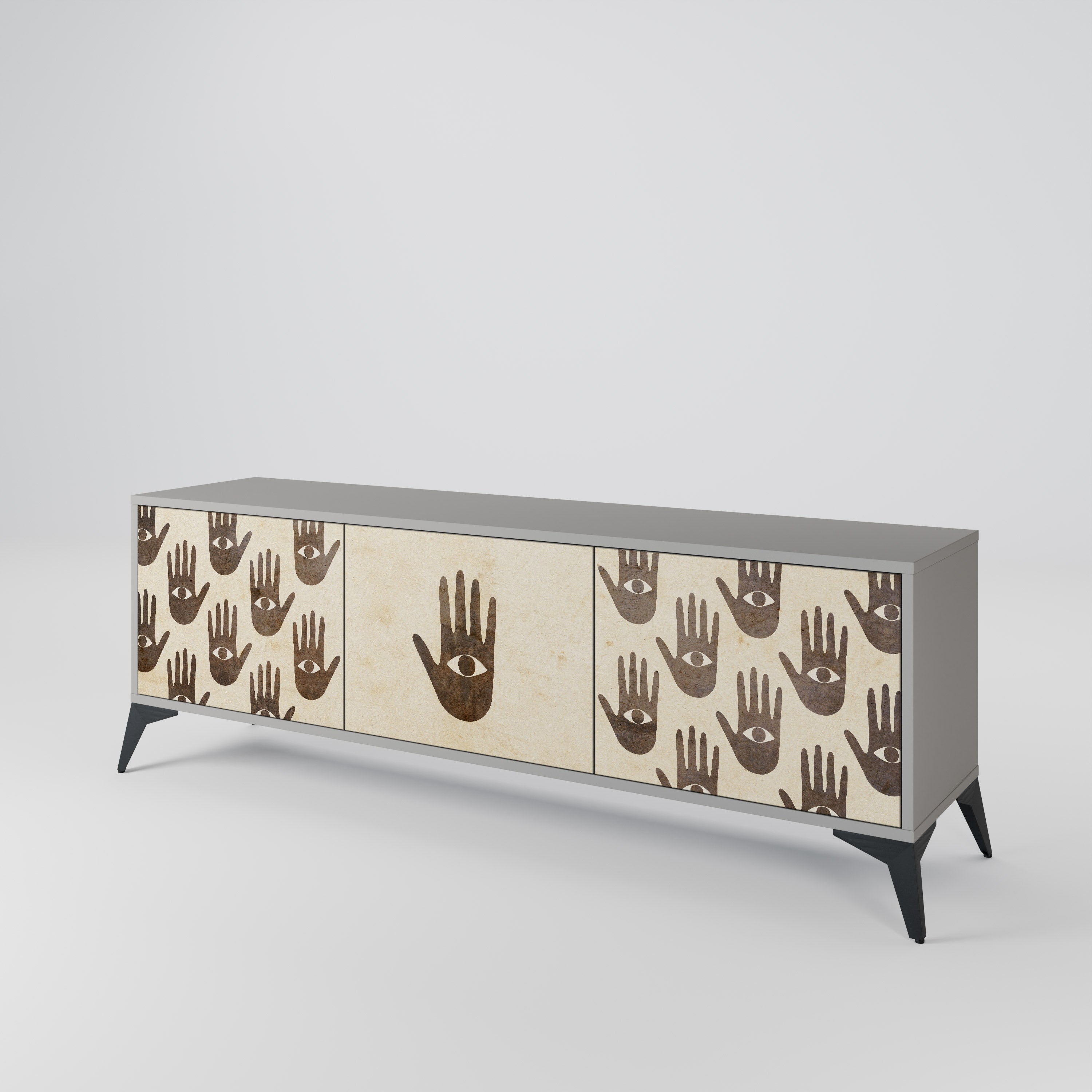 SEE MORE Mueble de TV de 3 Puertas