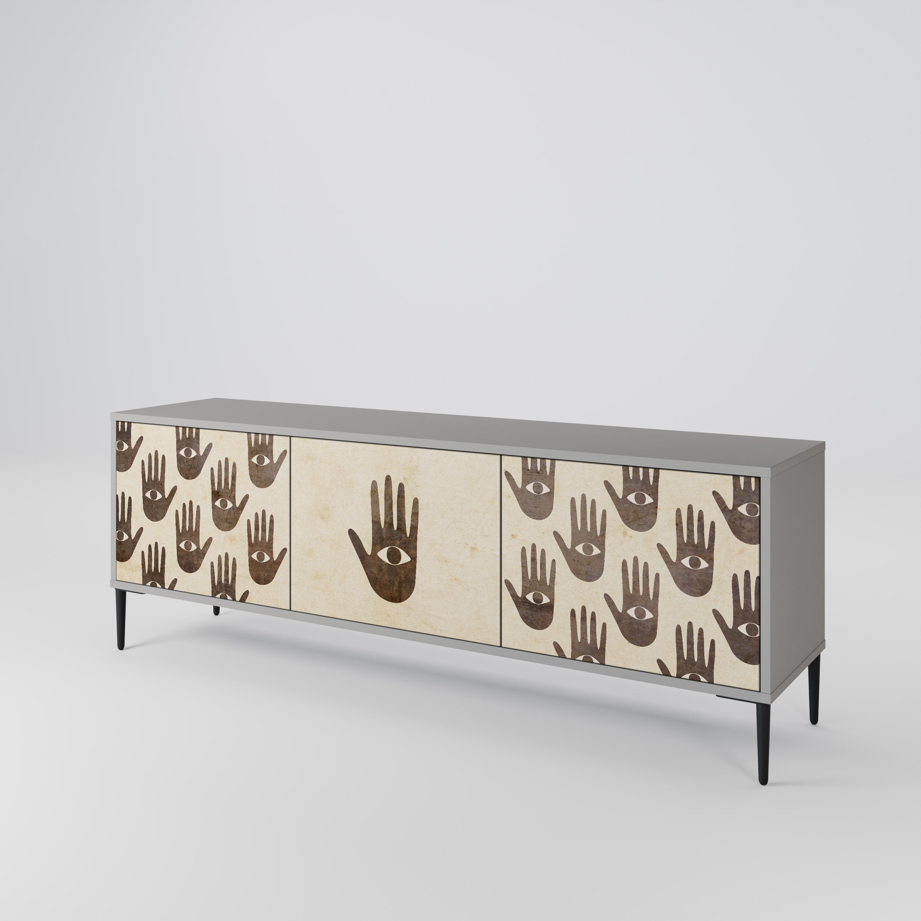 SEE MORE Mueble de TV de 3 Puertas