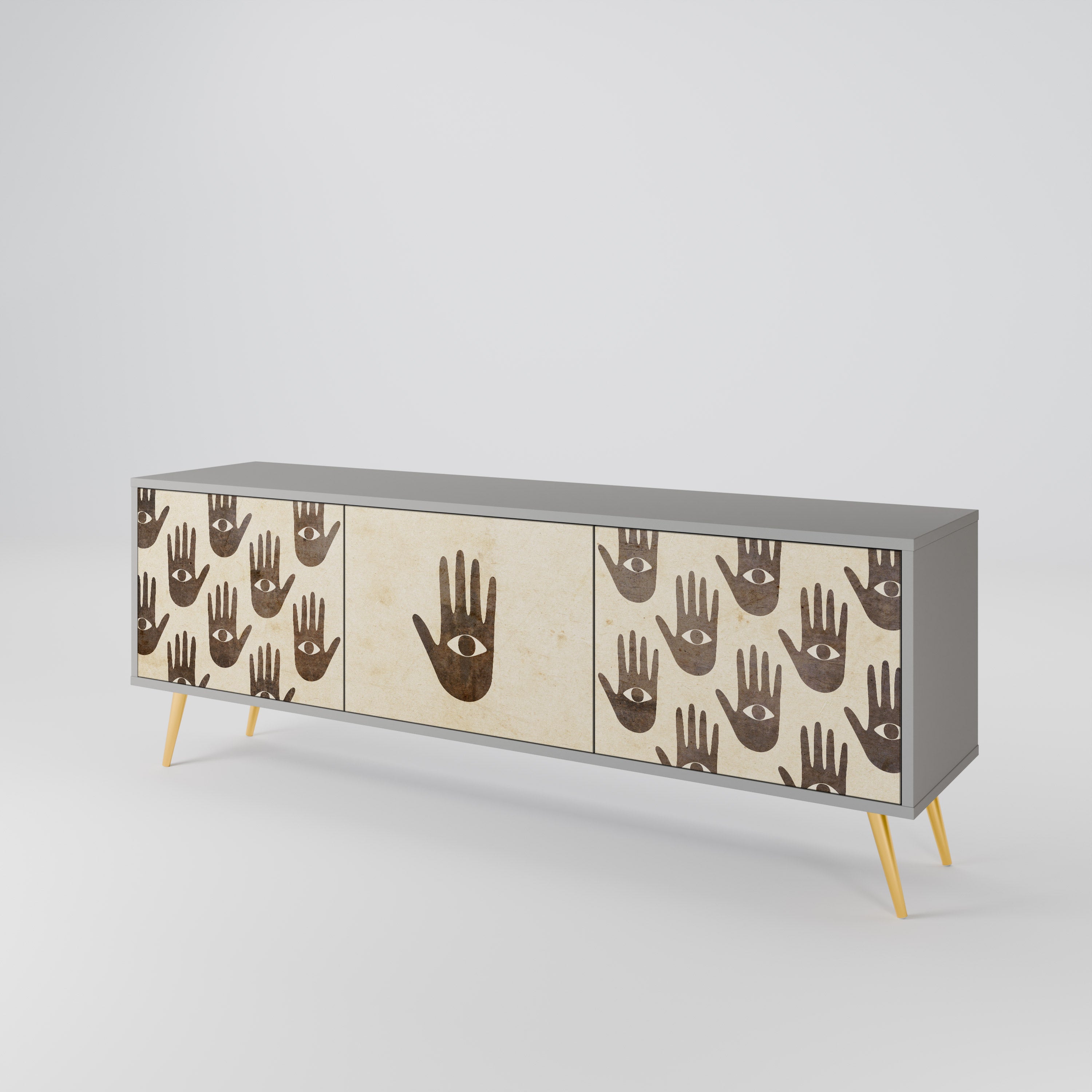 SEE MORE Mueble de TV de 3 Puertas