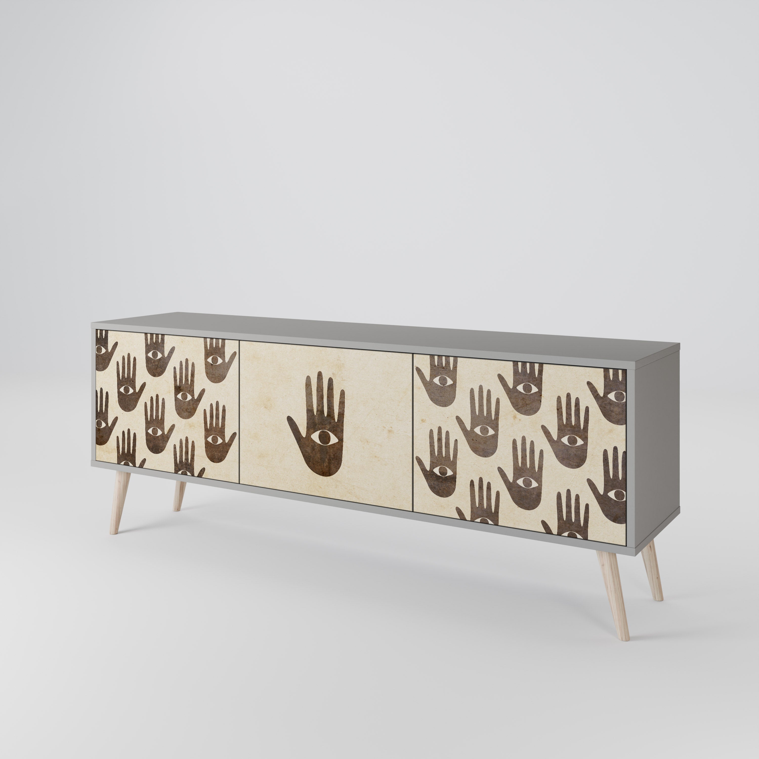 SEE MORE Mueble de TV de 3 Puertas