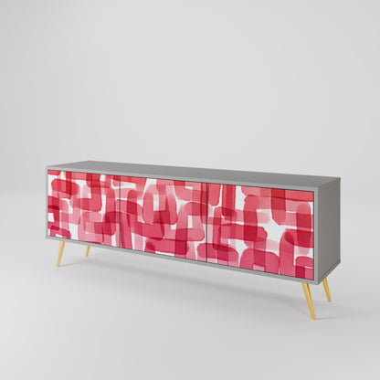 KALEIDOSCOPIC CUBISM Mueble de TV de 3 Puertas