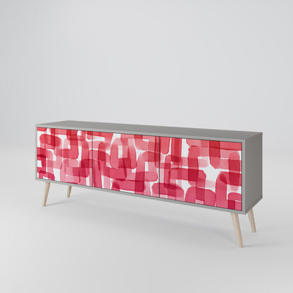 KALEIDOSCOPIC CUBISM Mueble de TV de 3 Puertas