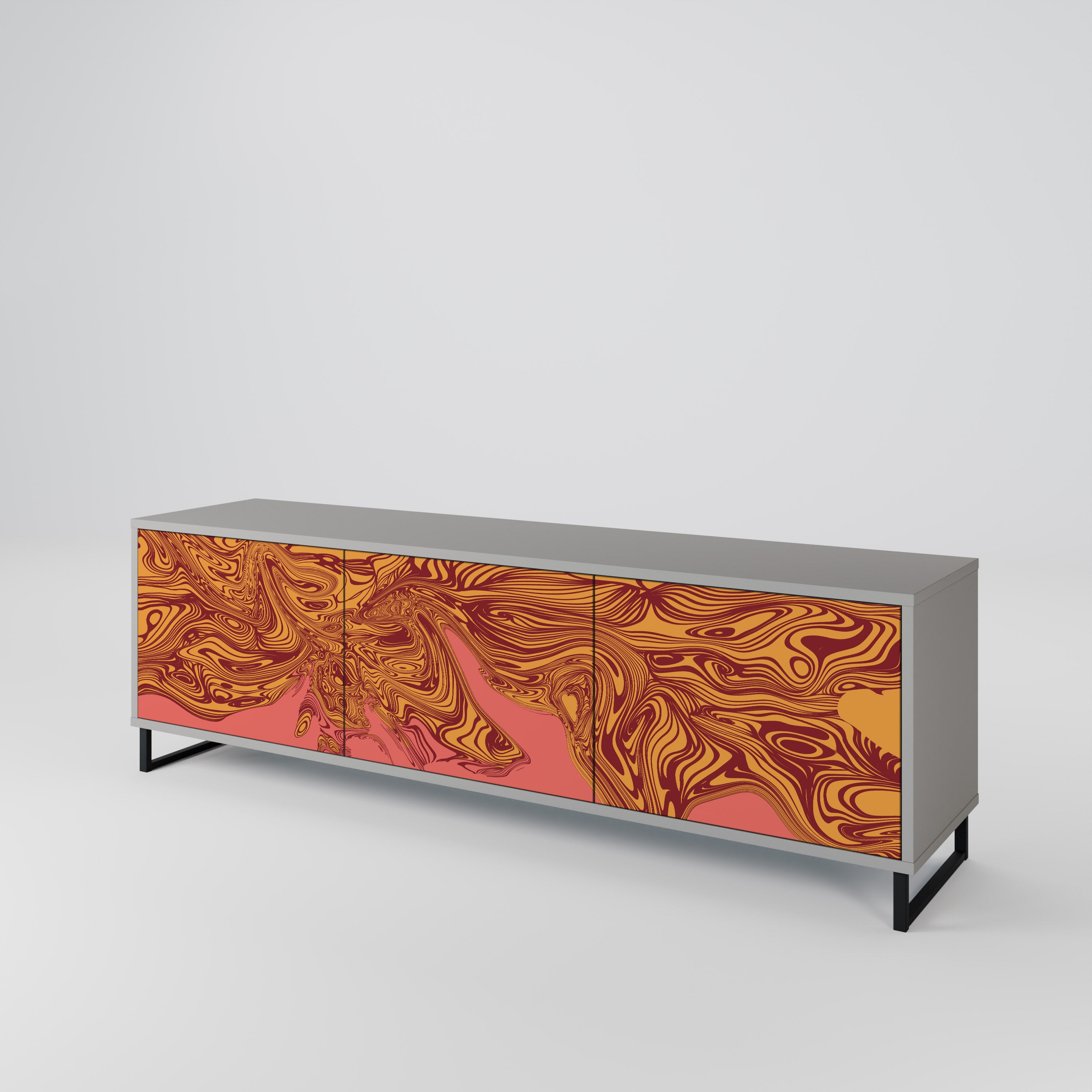FLOATING THOUGHTS Mueble de TV de 3 Puertas