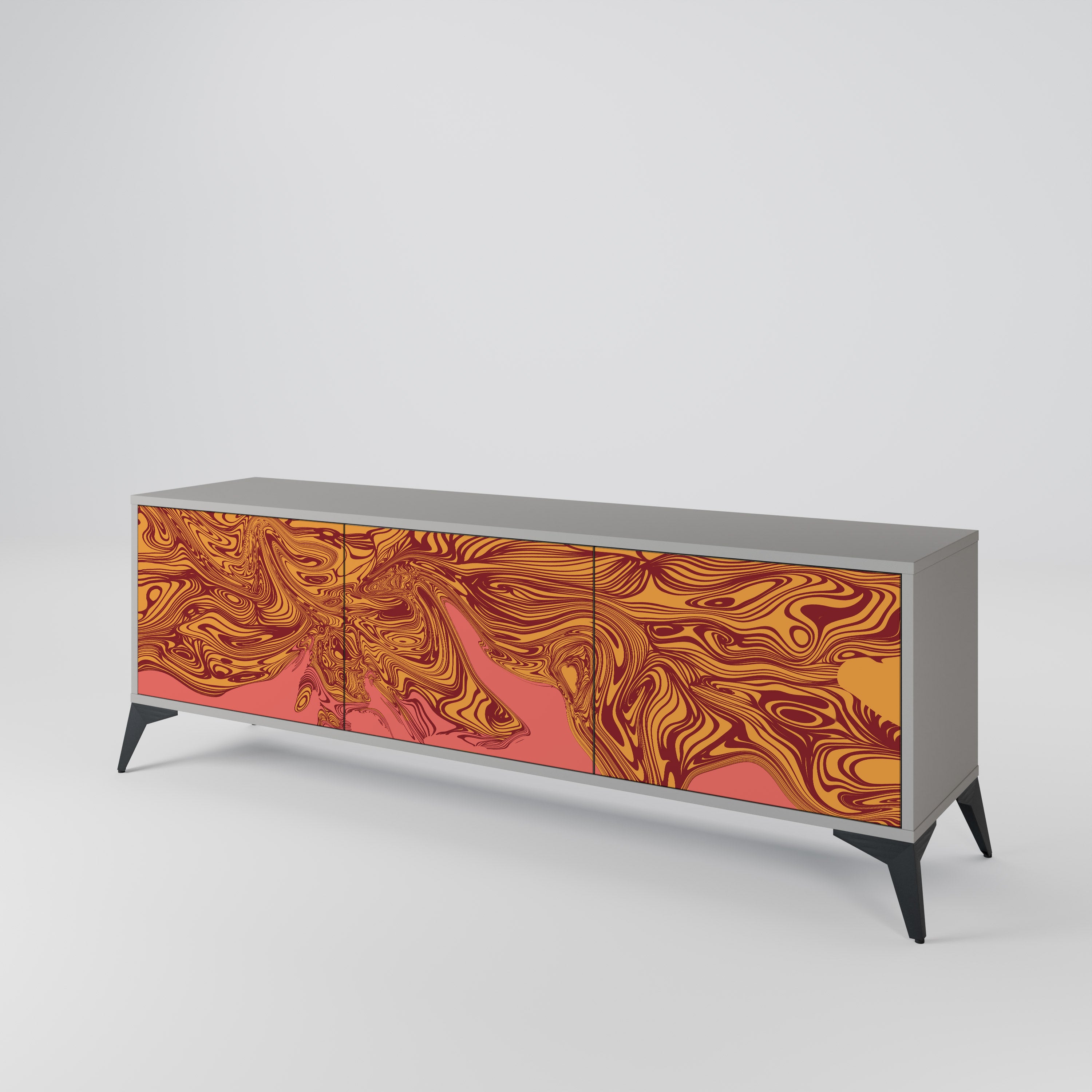 FLOATING THOUGHTS Mueble de TV de 3 Puertas