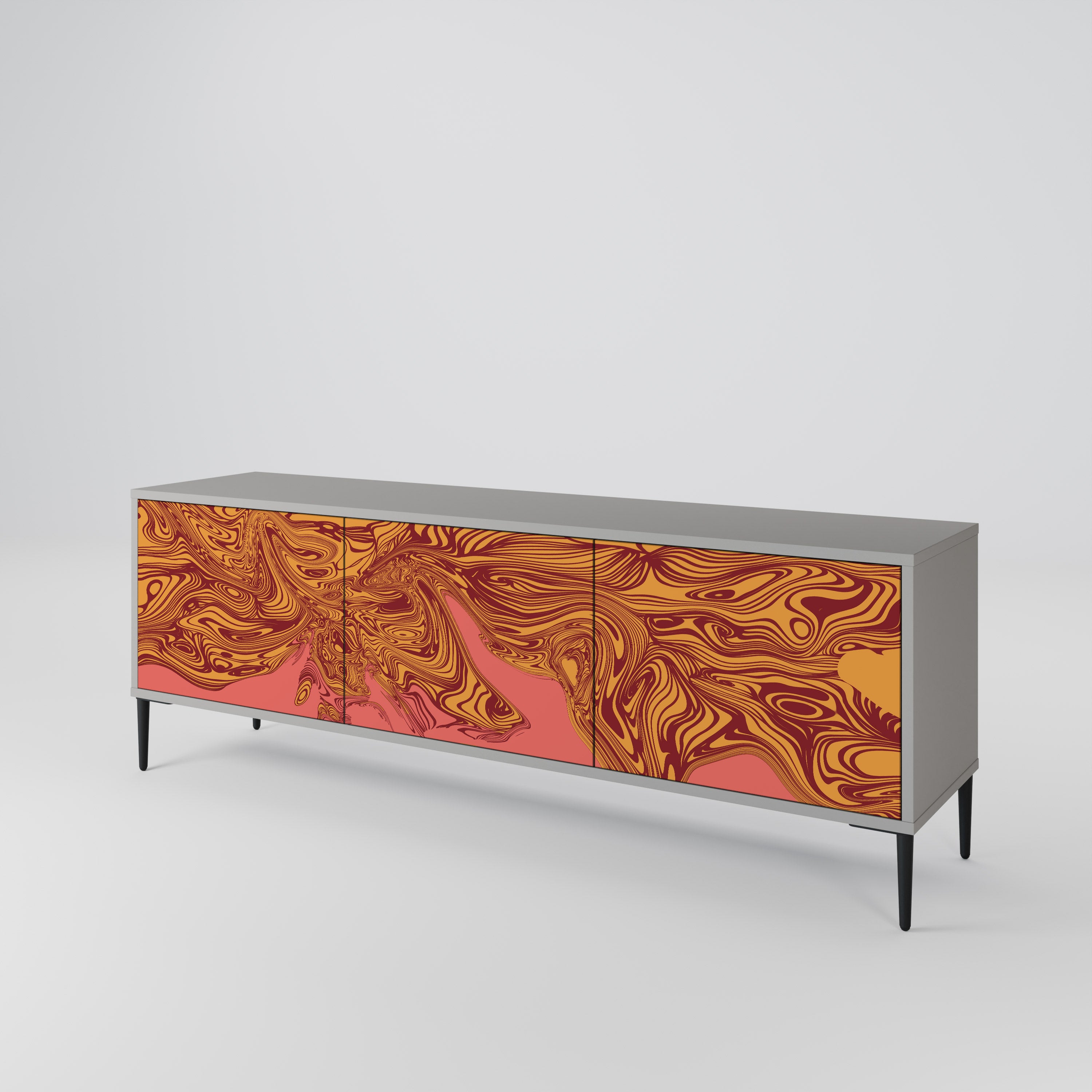 FLOATING THOUGHTS Mueble de TV de 3 Puertas