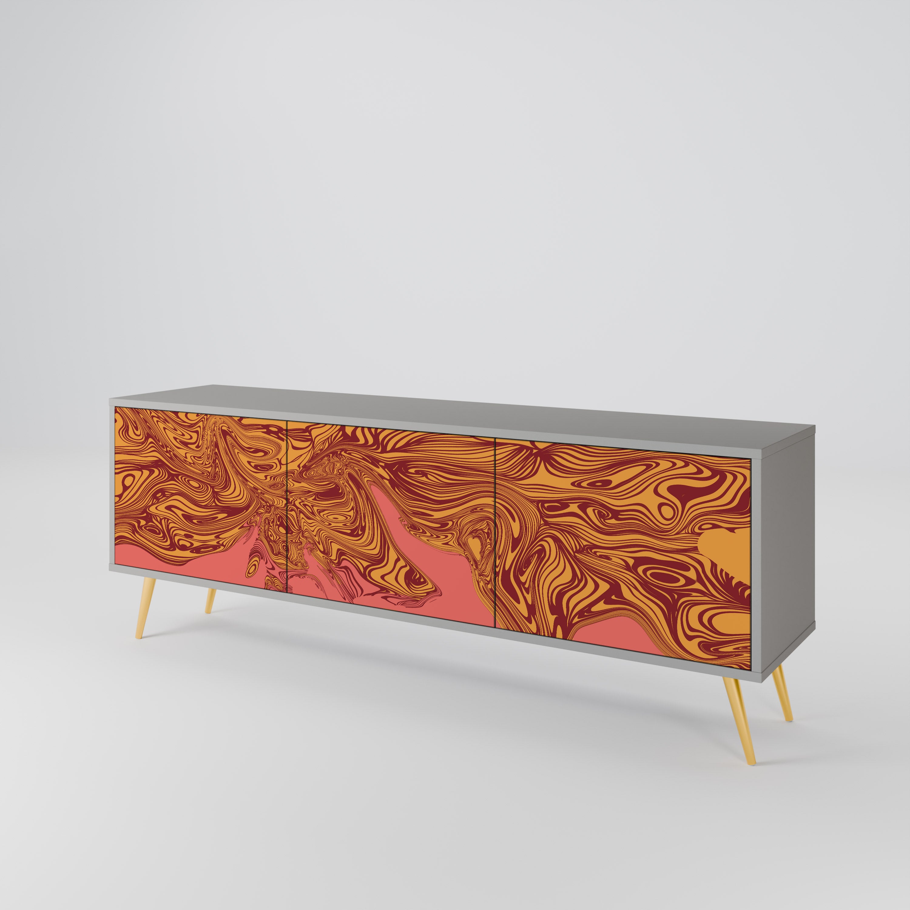FLOATING THOUGHTS Mueble de TV de 3 Puertas