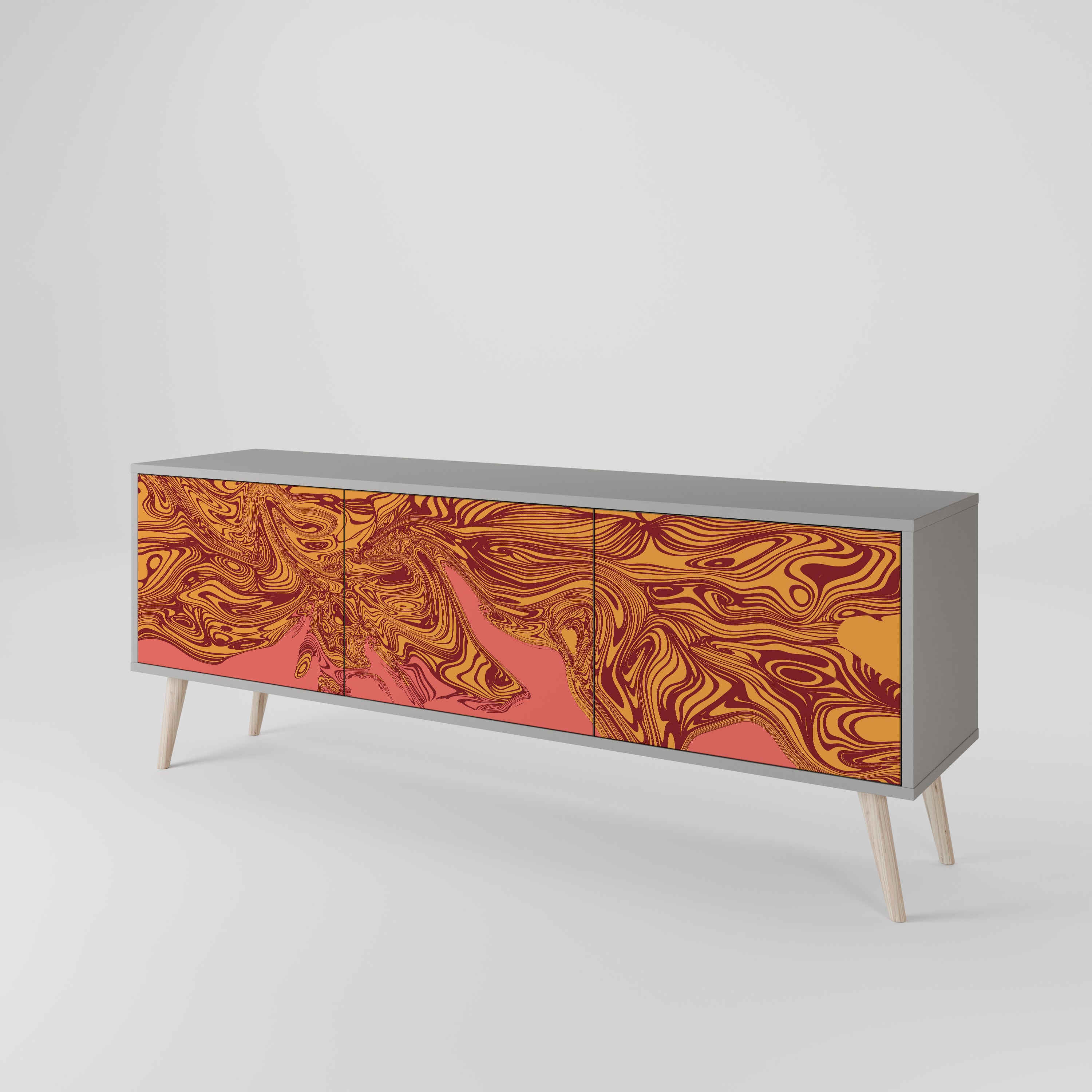 FLOATING THOUGHTS Mueble de TV de 3 Puertas