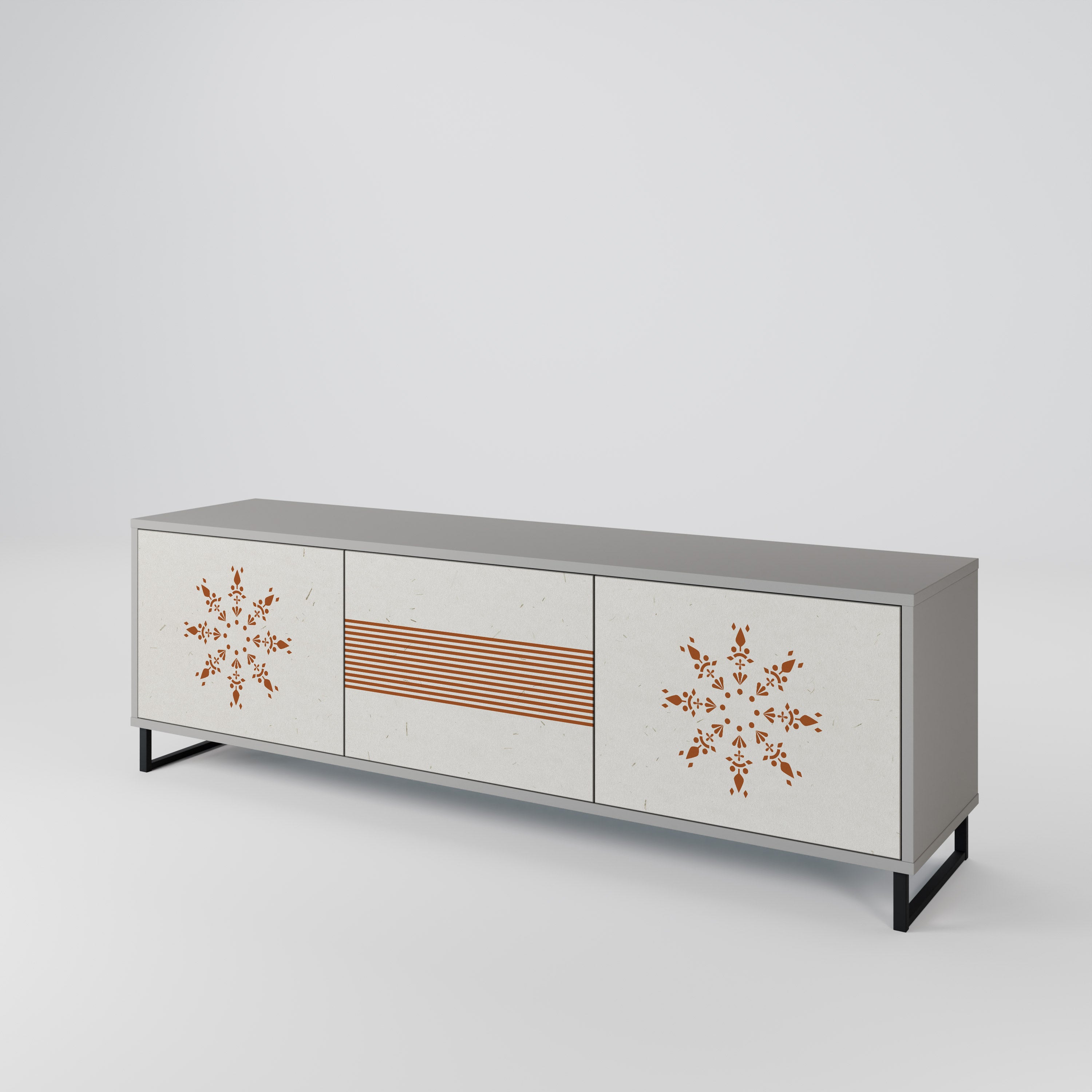 DAILY HARMONY Mueble de TV de 3 Puertas