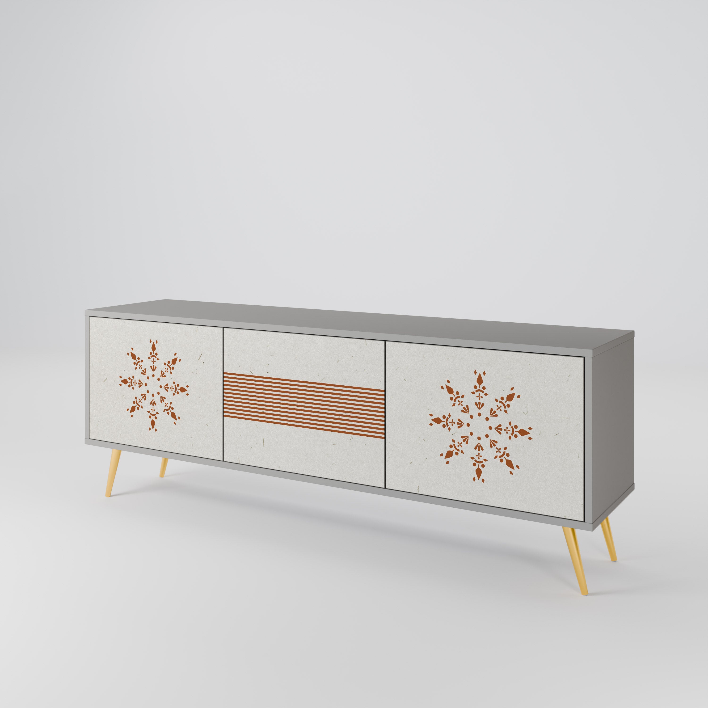 DAILY HARMONY Mueble de TV de 3 Puertas
