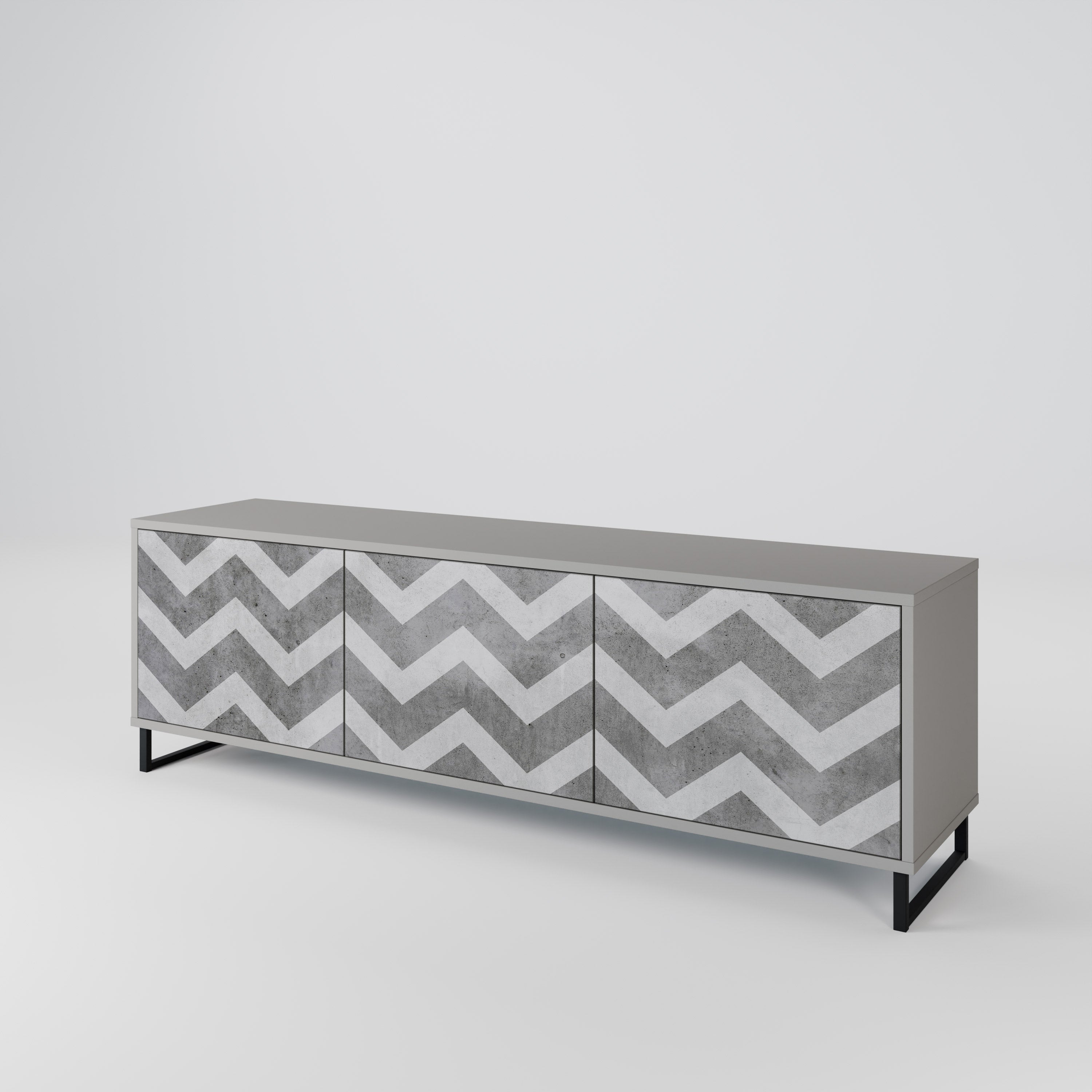TOUGH ZIG ZAG Mueble de TV de 3 Puertas