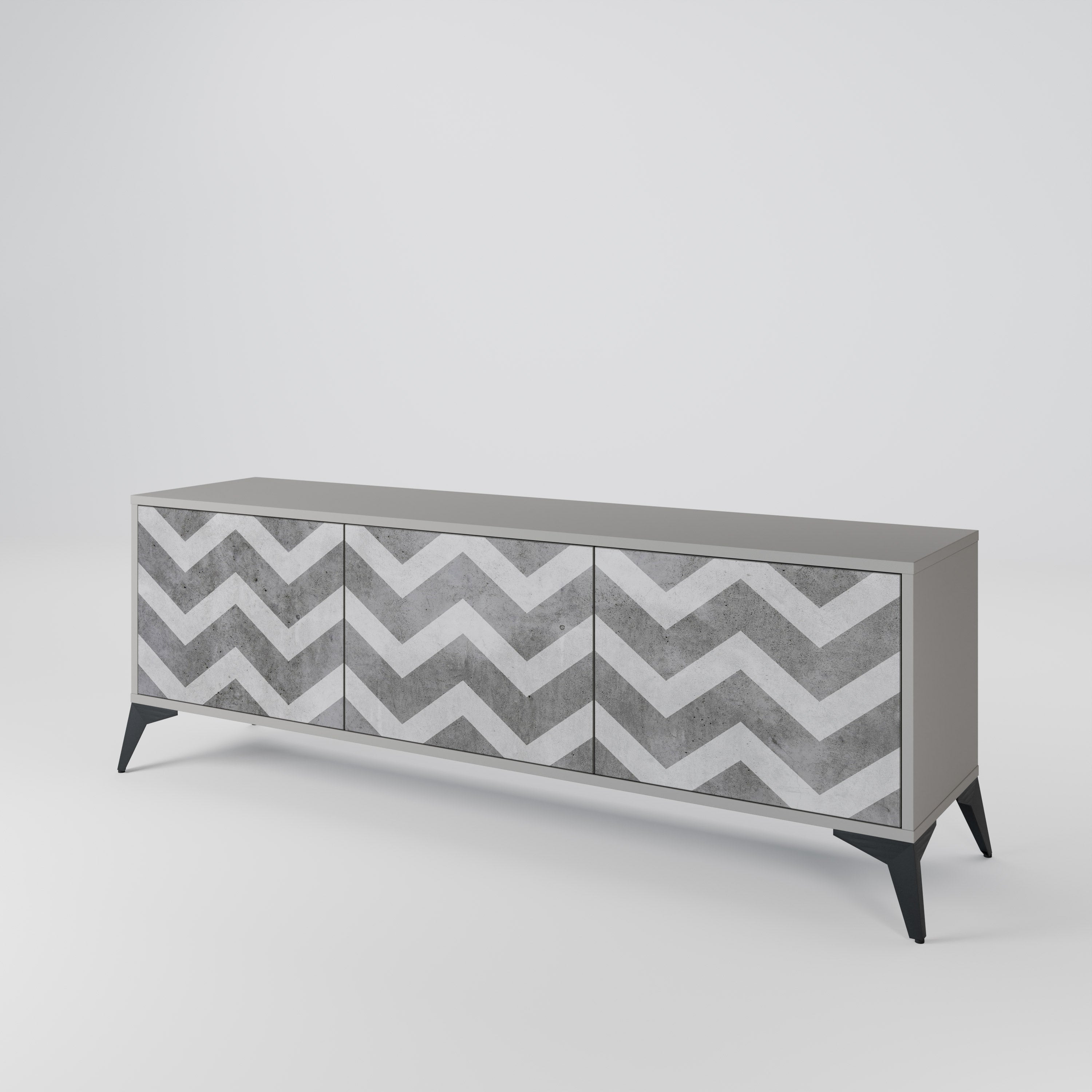 TOUGH ZIG ZAG Mueble de TV de 3 Puertas