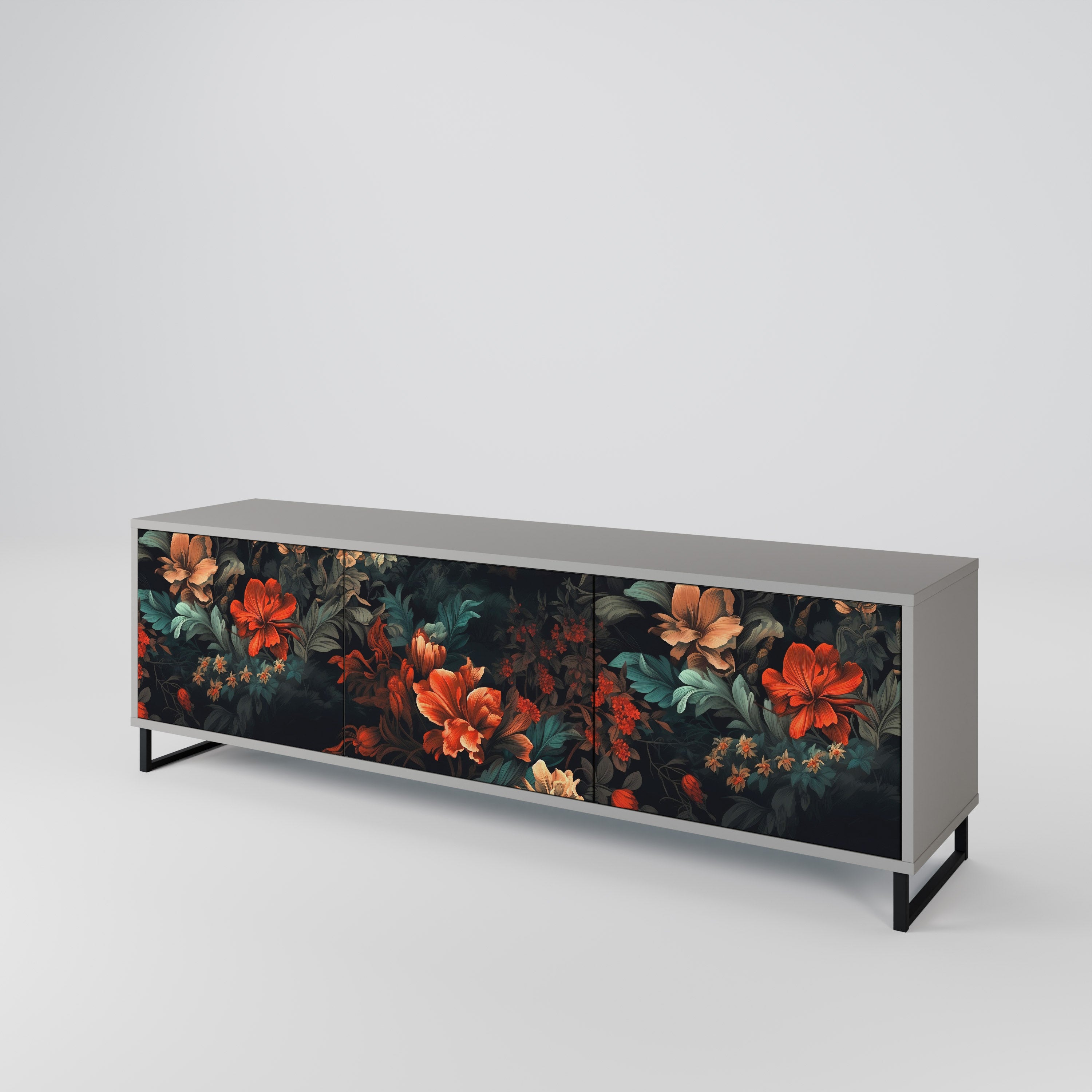 IMAGINARY BLOSSOM Mueble de TV de 3 Puertas