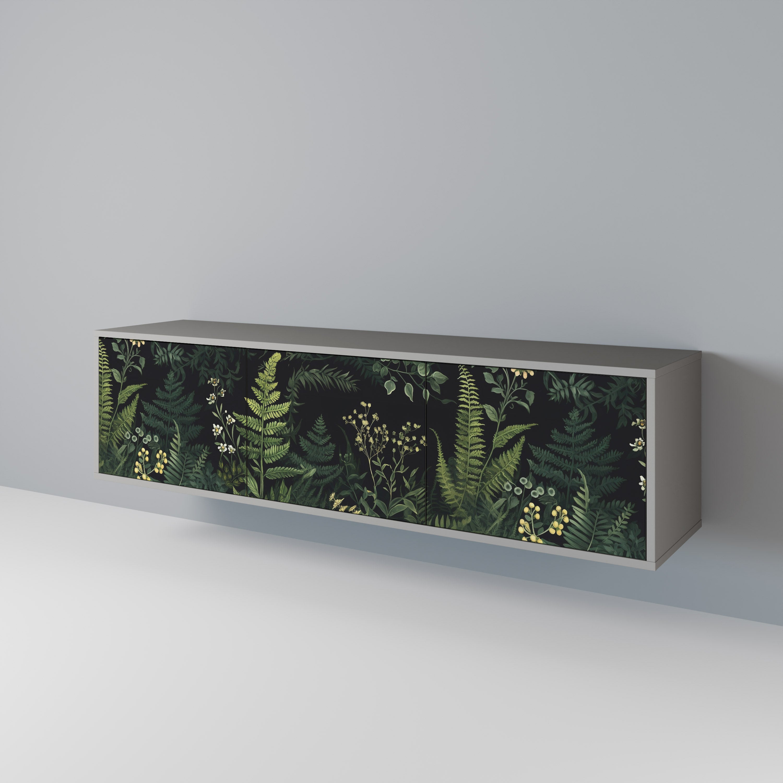 FERN FLOWERS 3-türiges TV-Lowboard