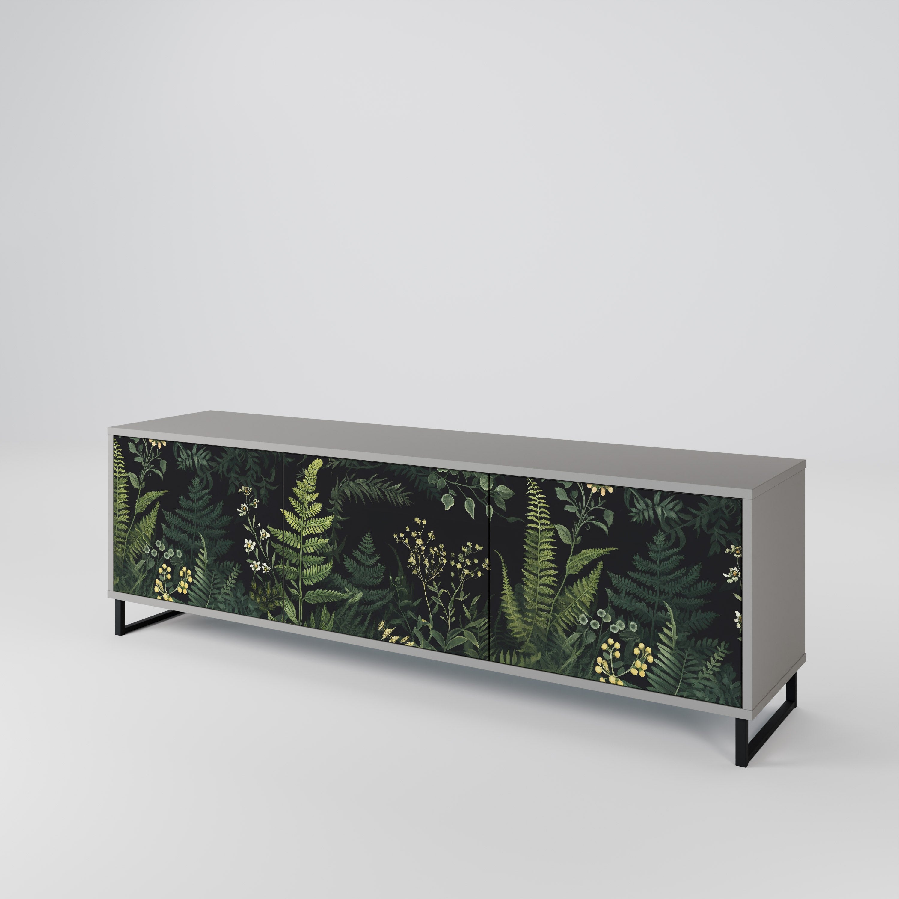 FERN FLOWERS 3-türiges TV-Lowboard