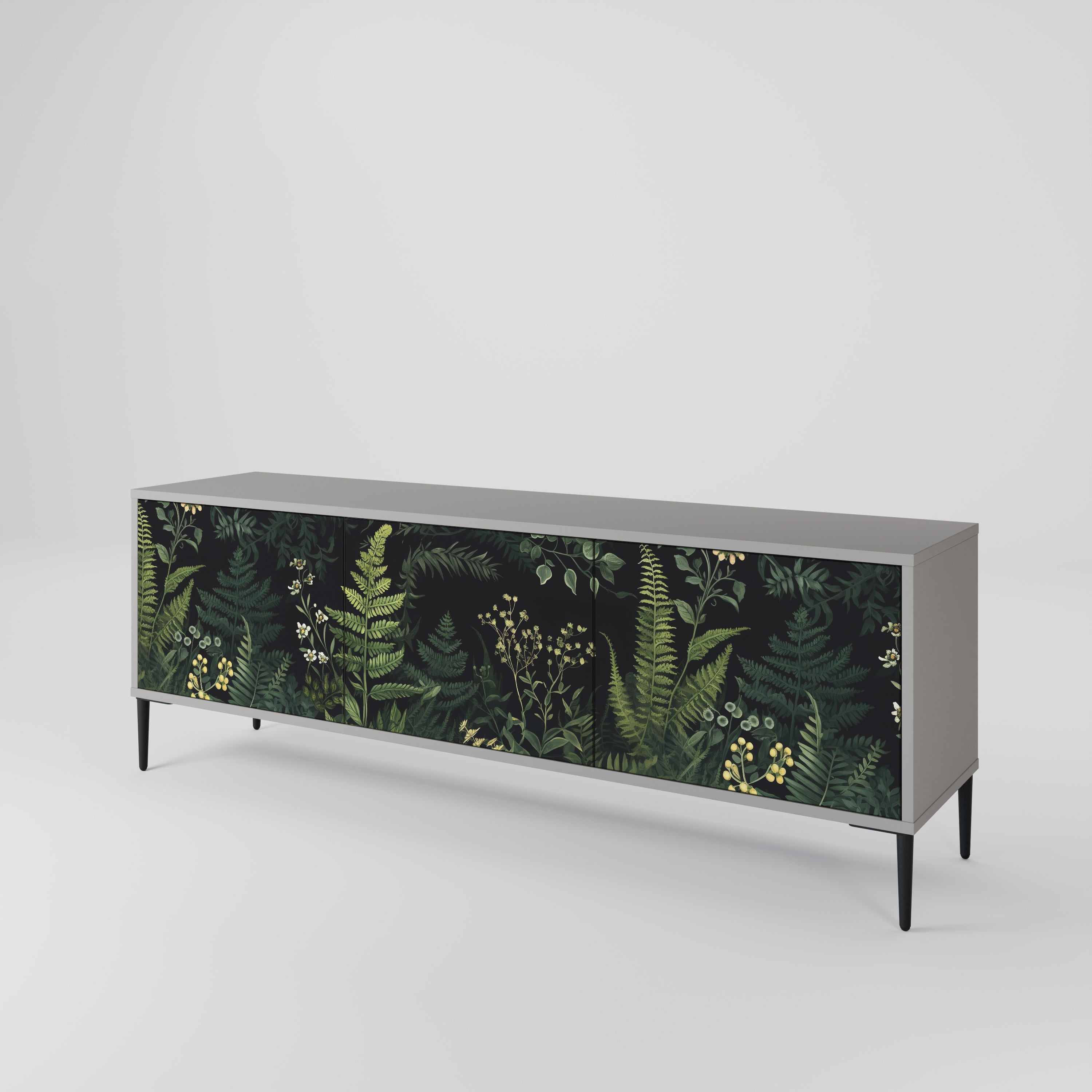 FERN FLOWERS 3-türiges TV-Lowboard