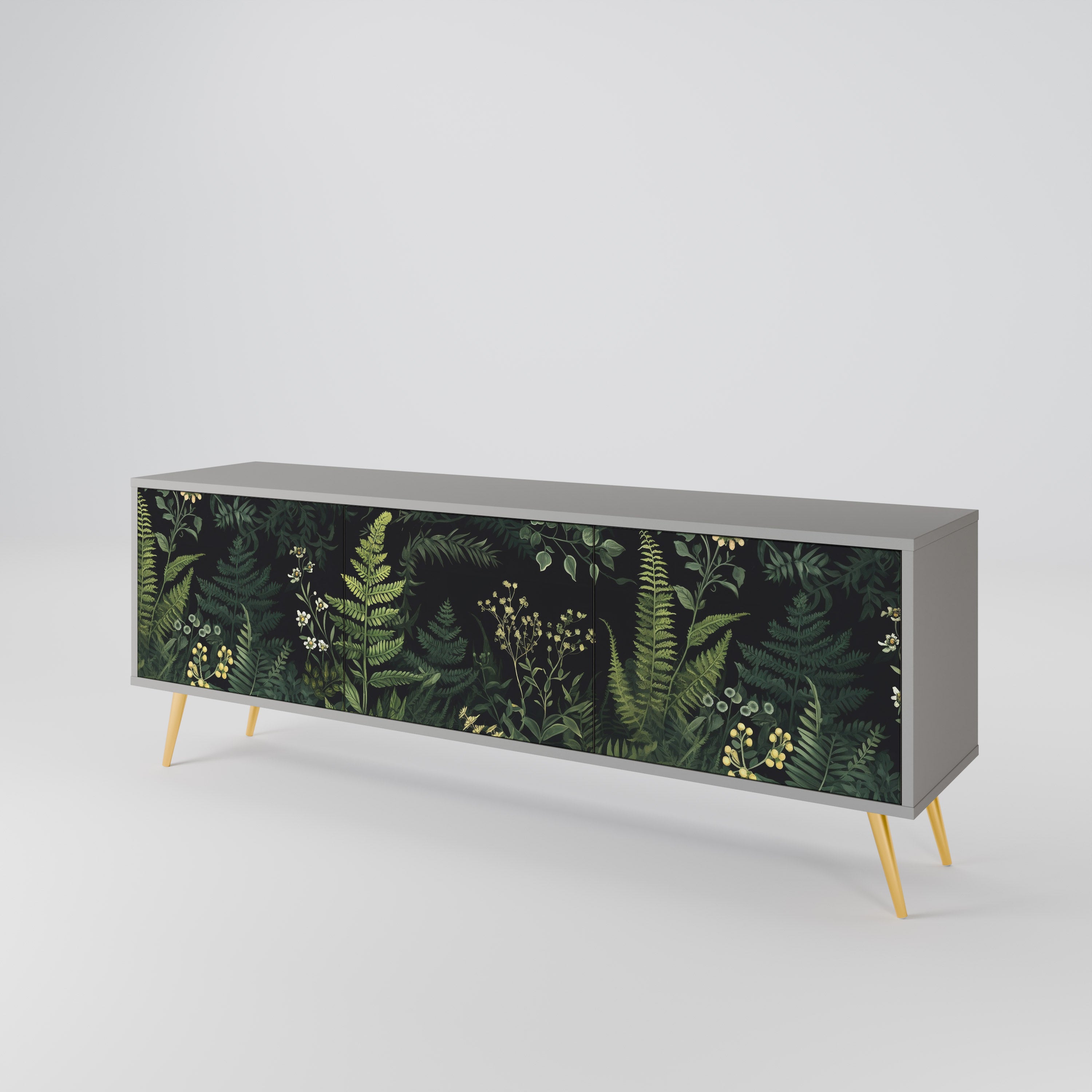 FERN FLOWERS 3-türiges TV-Lowboard