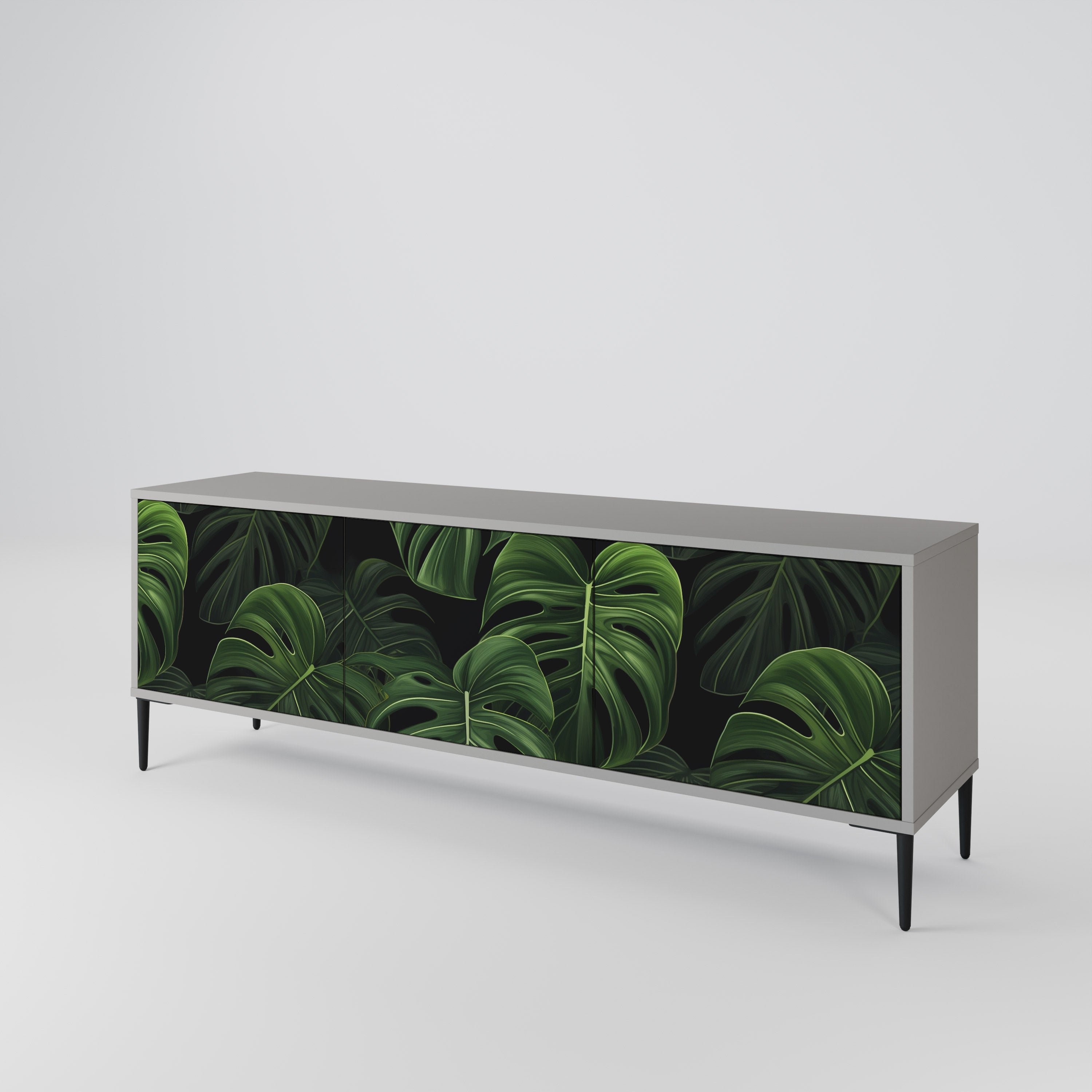 INFINITE MONSTERA 3-türiges TV-Lowboard