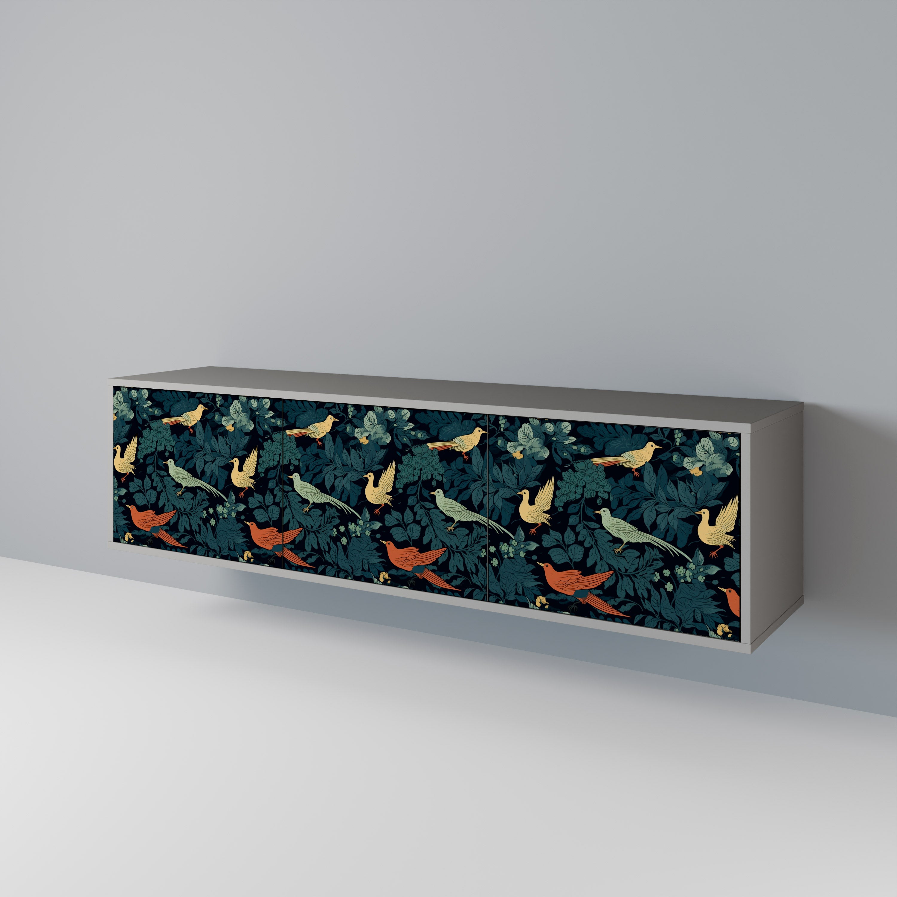 FOWL ORNAMENT 3-türiges TV-Lowboard