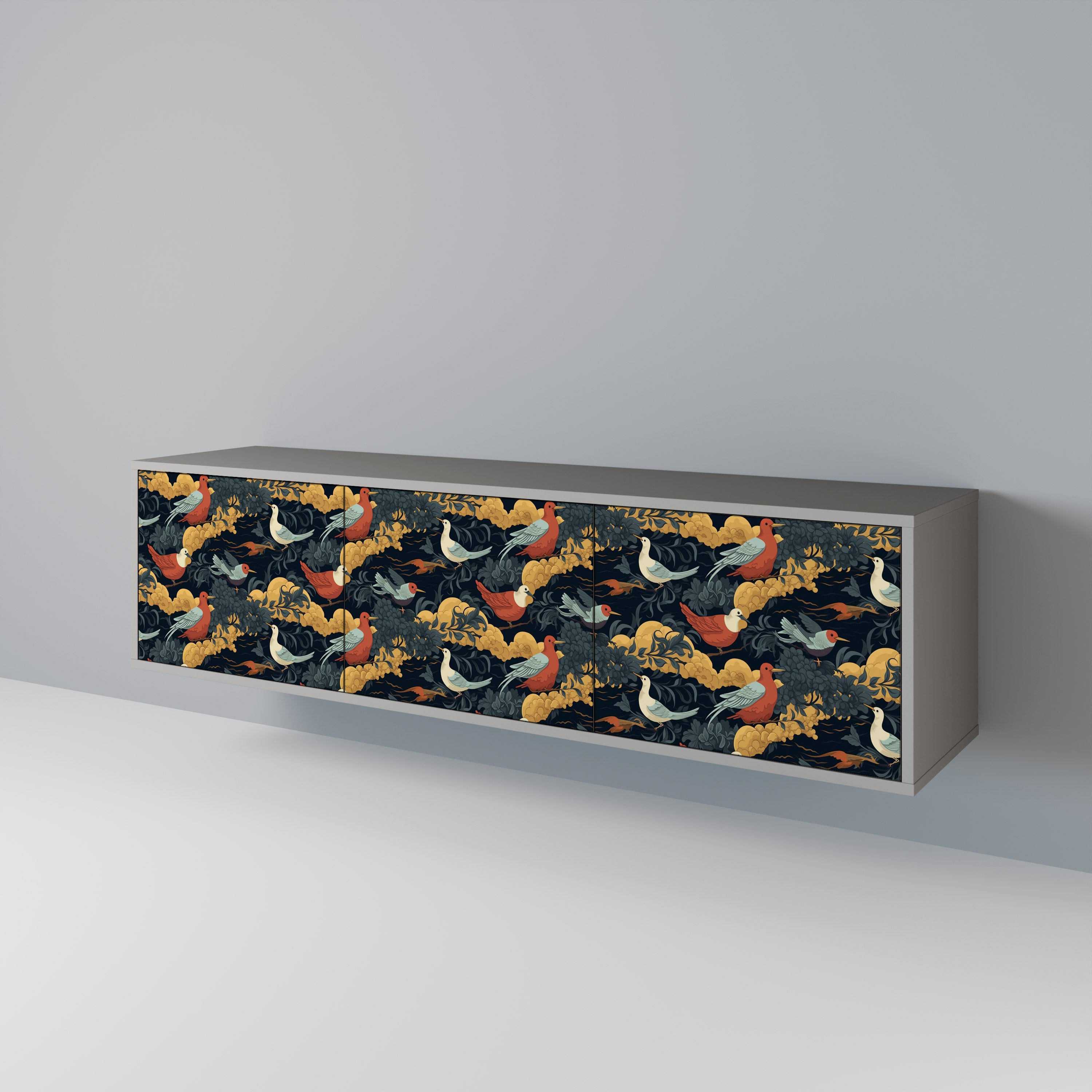 FOWLY DAZE 3-türiges TV-Lowboard