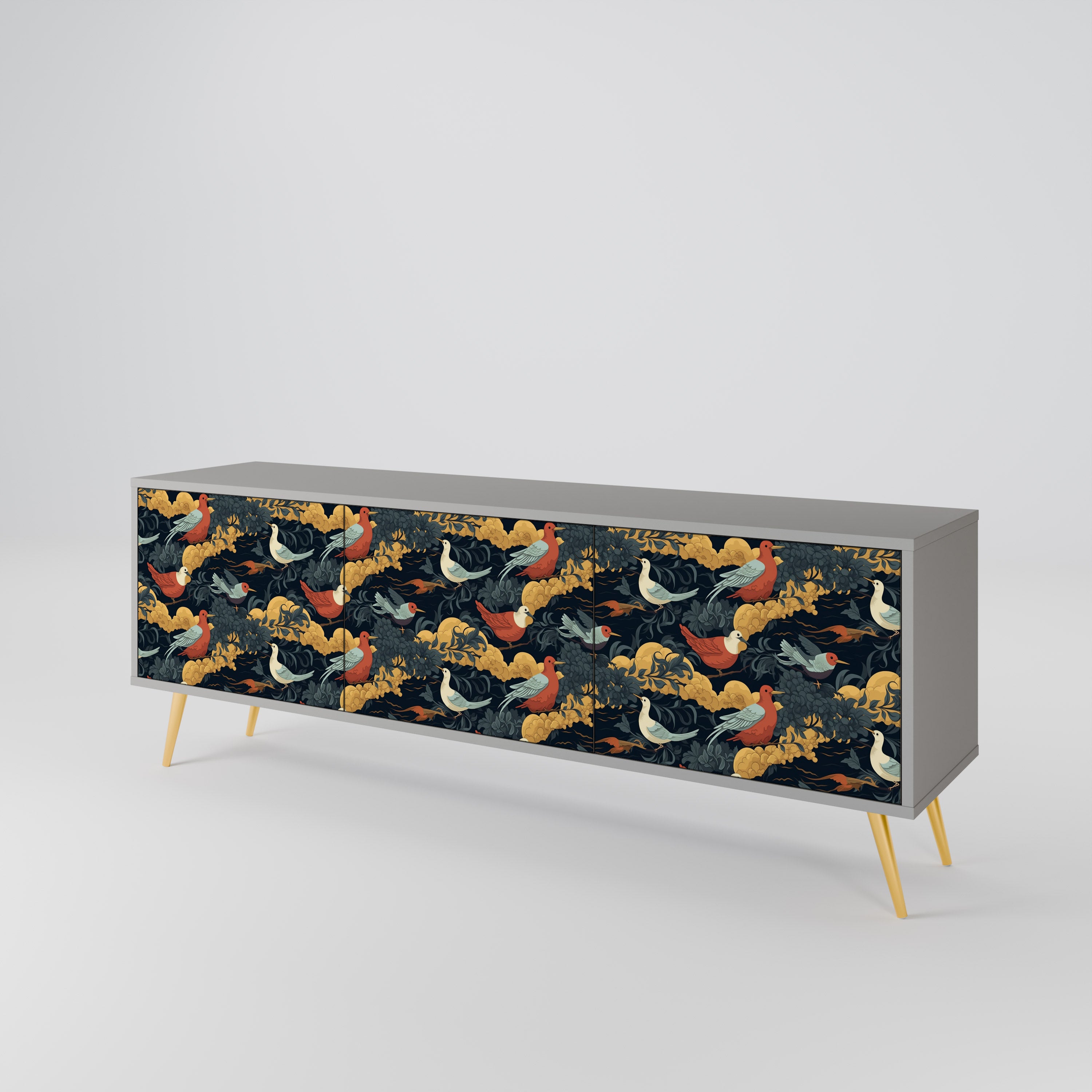 FOWLY DAZE 3-türiges TV-Lowboard