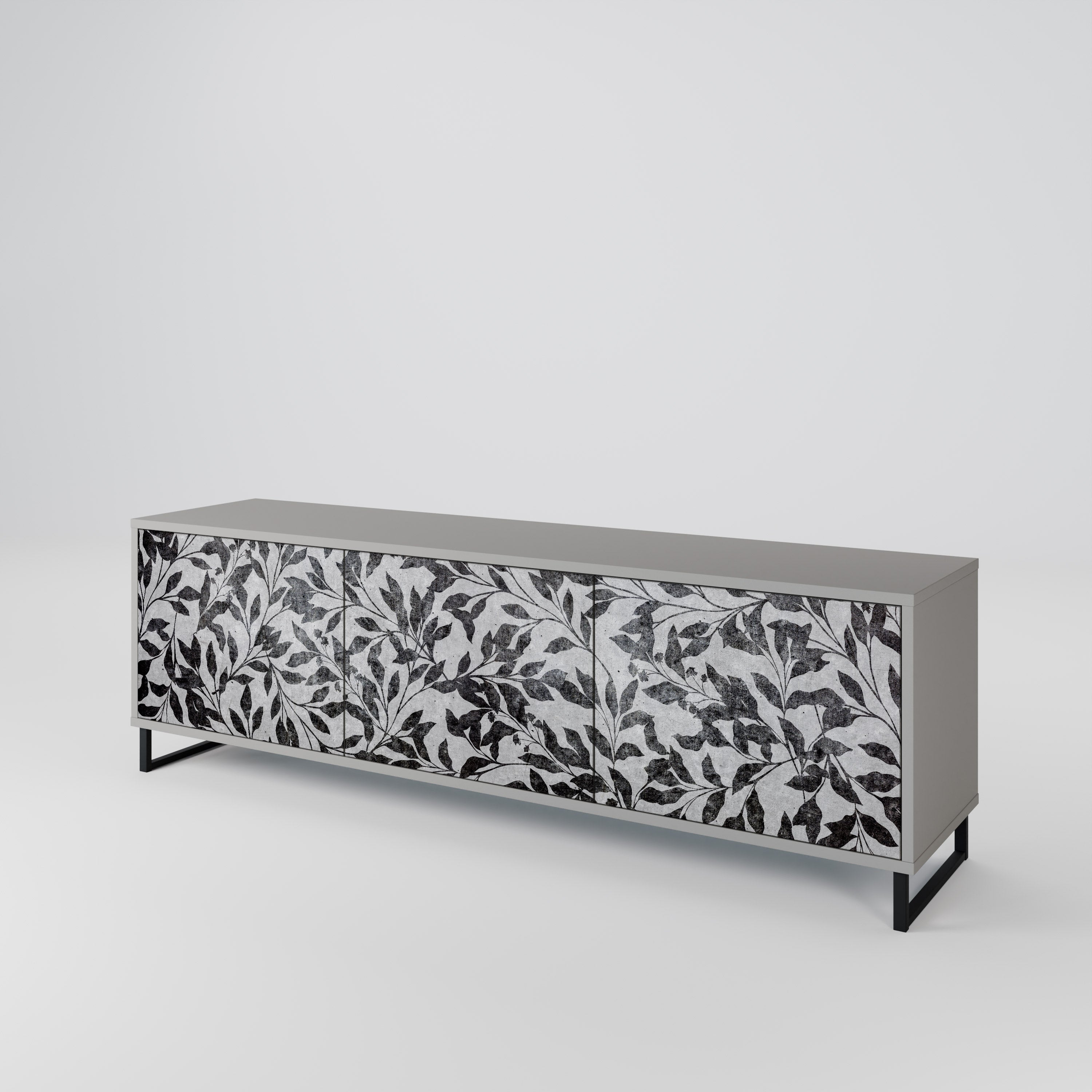 CHARCOAL SPROUT 3-türiges TV-Lowboard