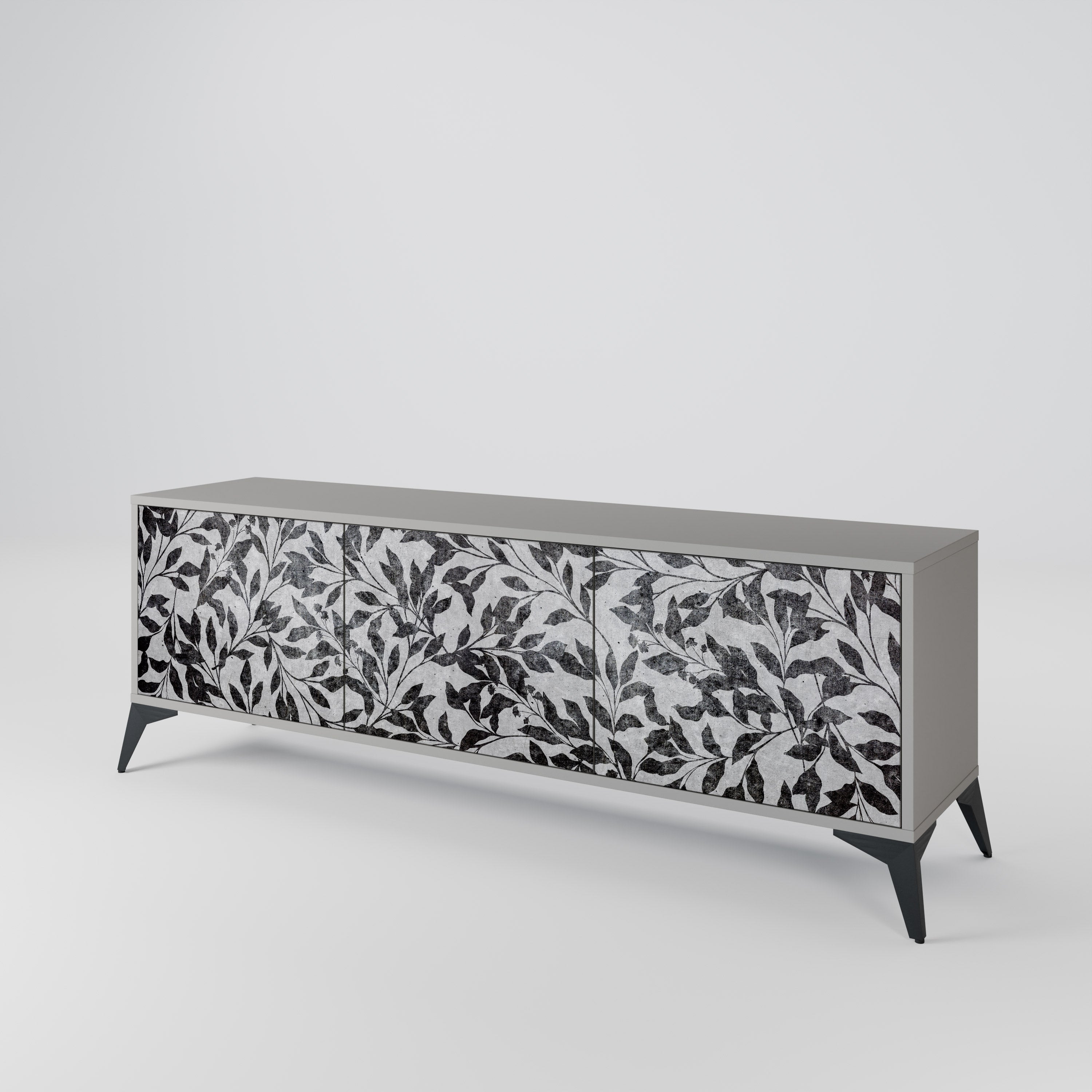 CHARCOAL SPROUT 3-türiges TV-Lowboard